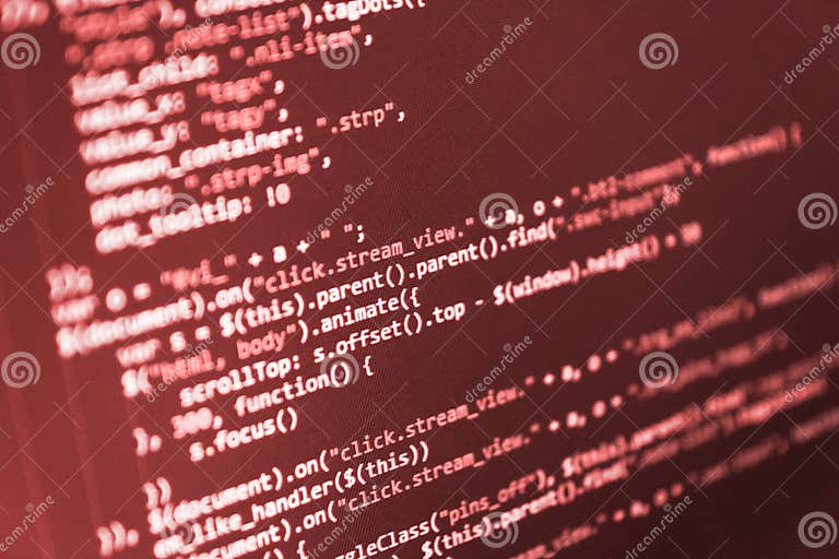 Python Programming Developer Stock Photo - Image of commands, code ...