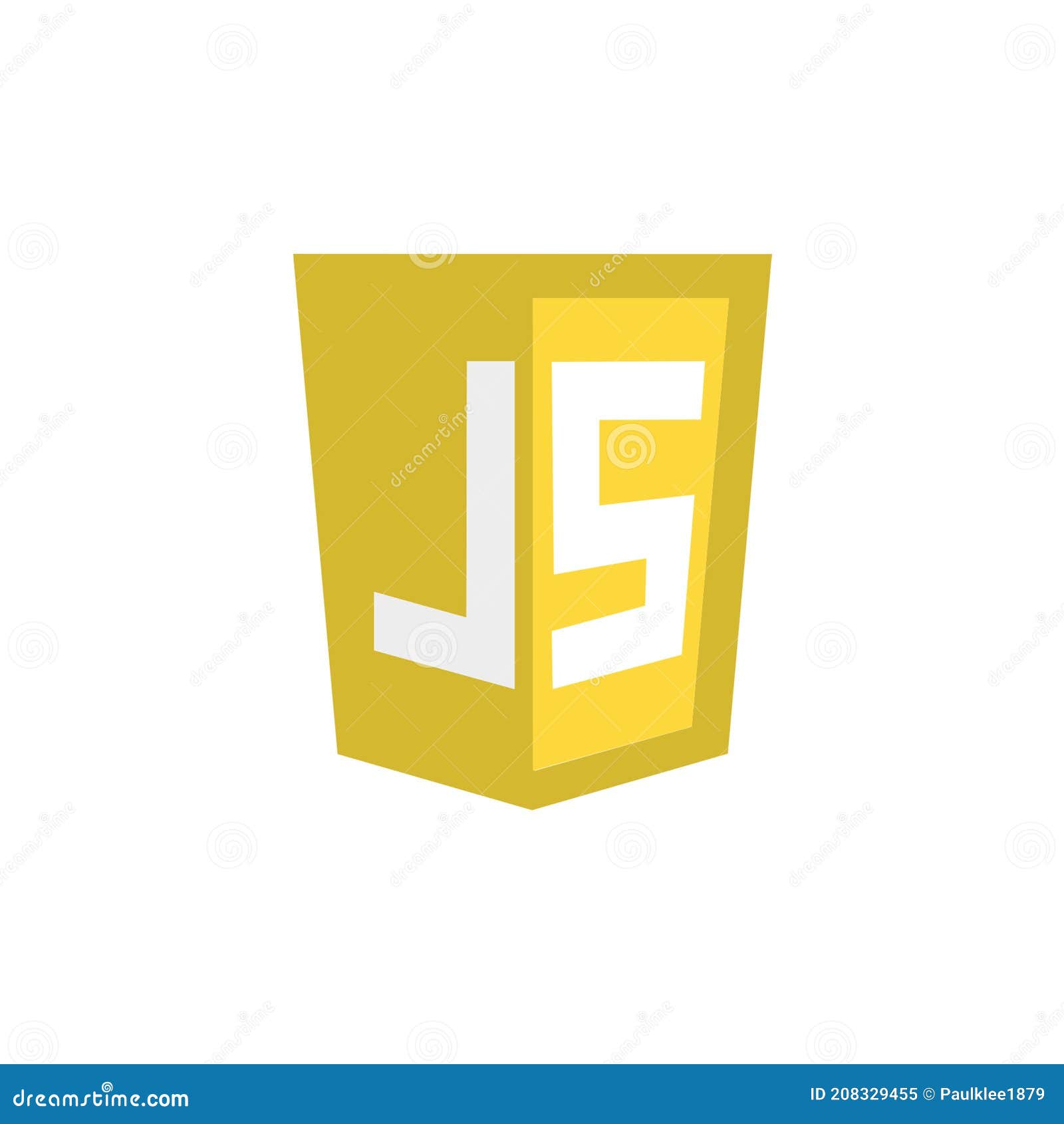 Javascript Logo Editorial Illustrative on White Background Editorial ...