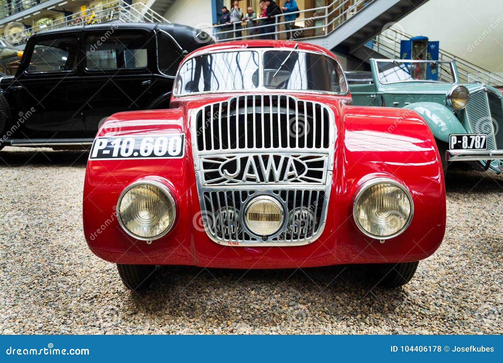  Jawa  750 Racing Car  From 1935 Stands In National Technical 