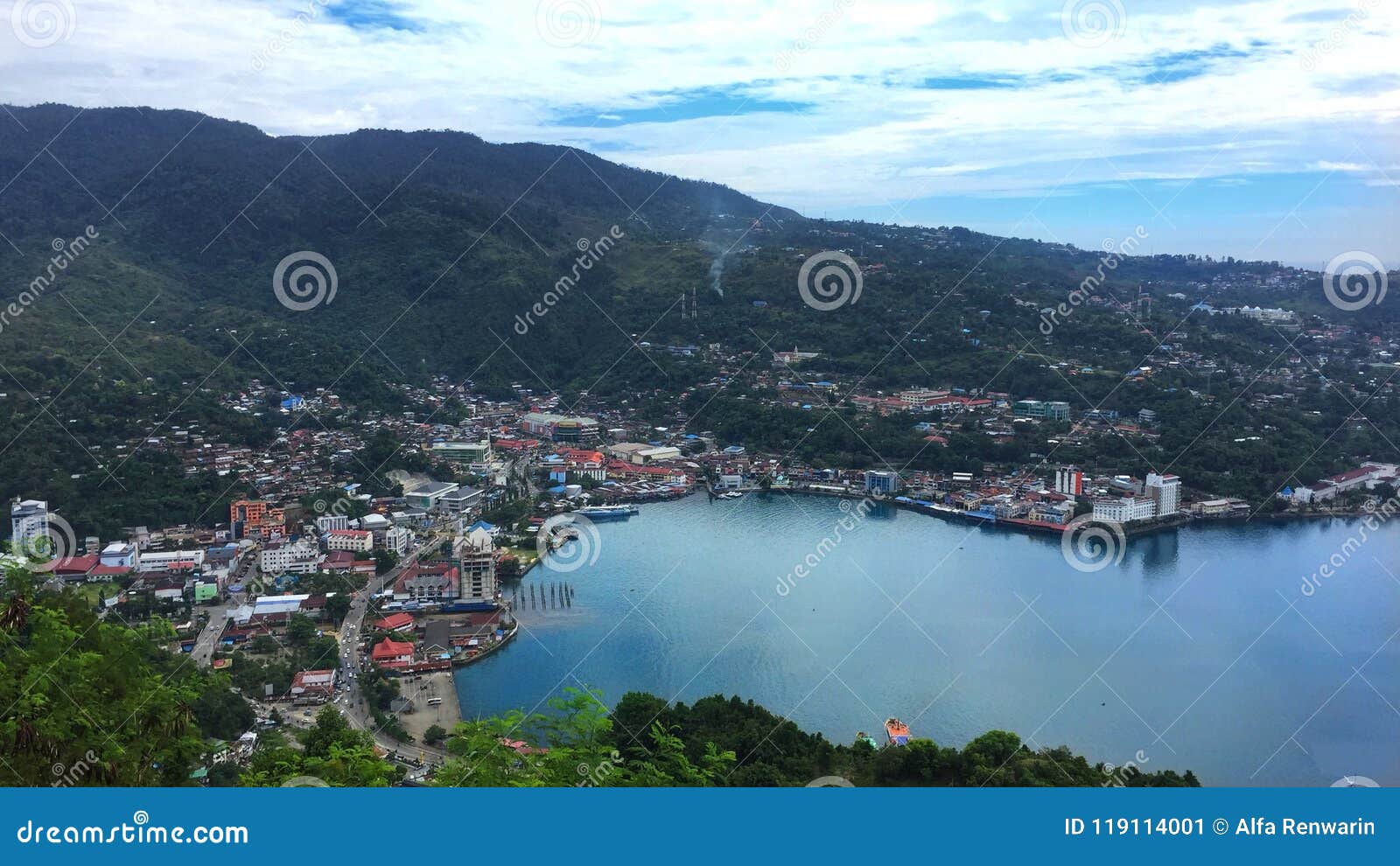 Jayapura City Papua Indonesia Stock Image Image Of Indonesia