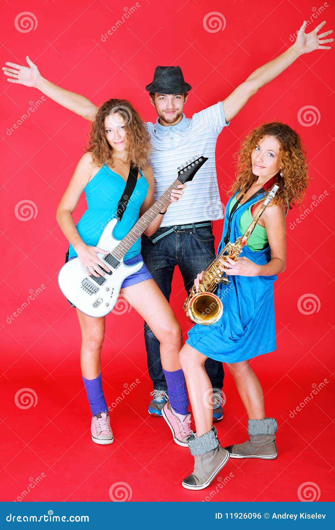 Jazz band stock photo. Image of music, cool, guitar, musical 11926096