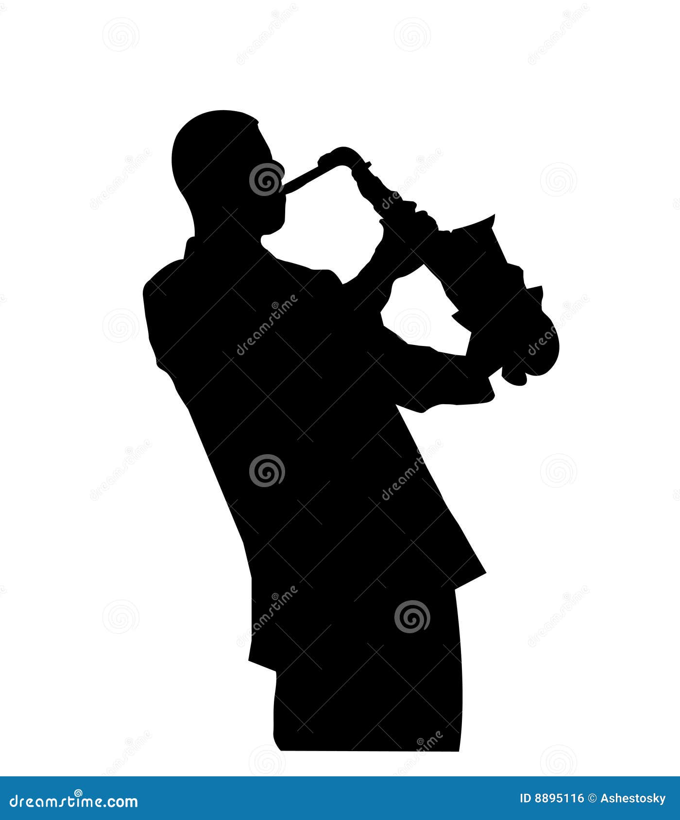 jazz blues musician playing sax