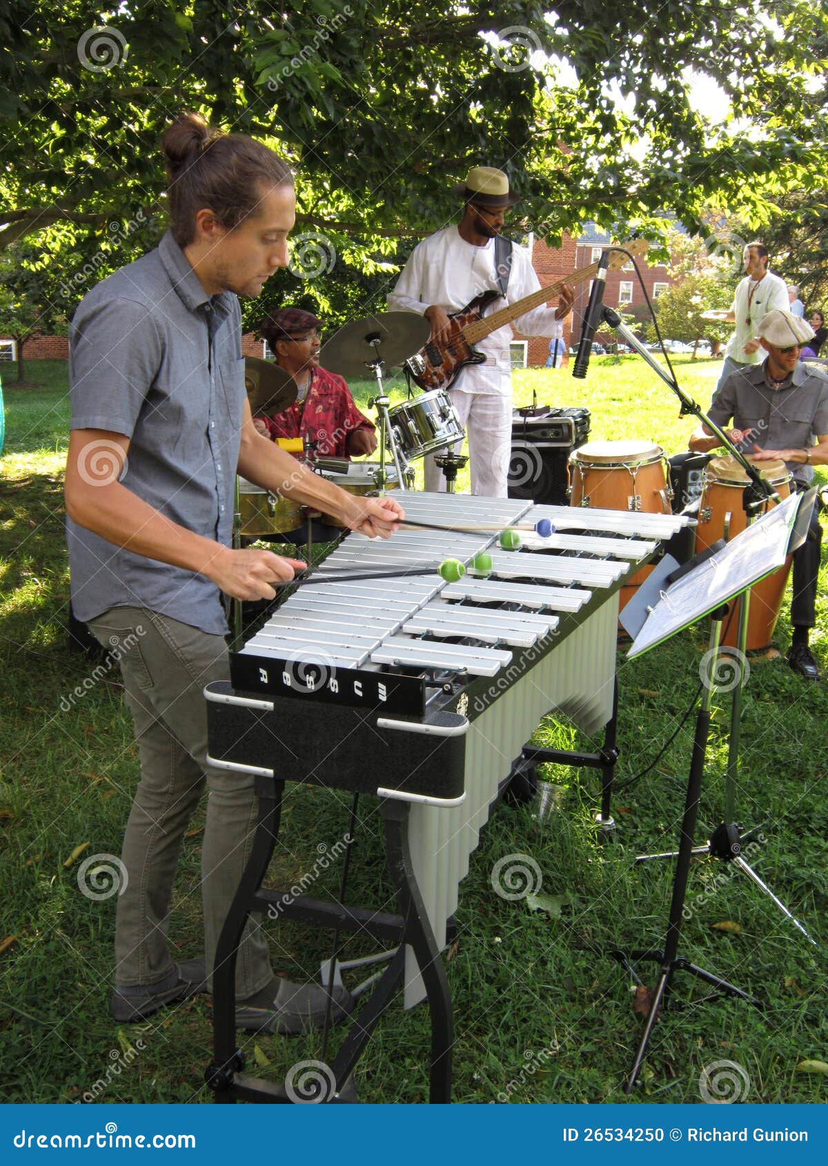 Jazz Music Band At Mclean Gardens Editorial Image Image Of
