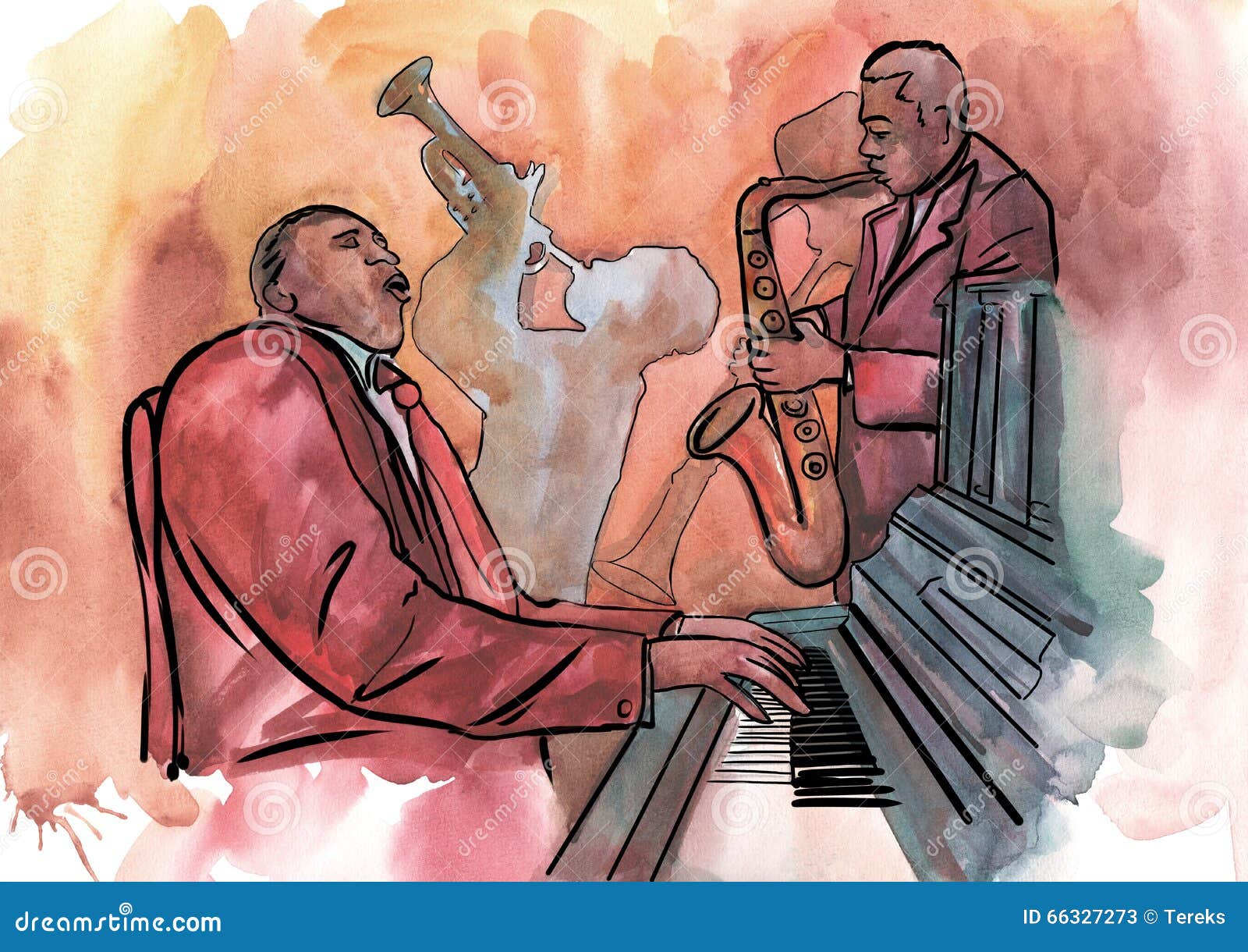 jazz pianist, saxophonist and trumpeter