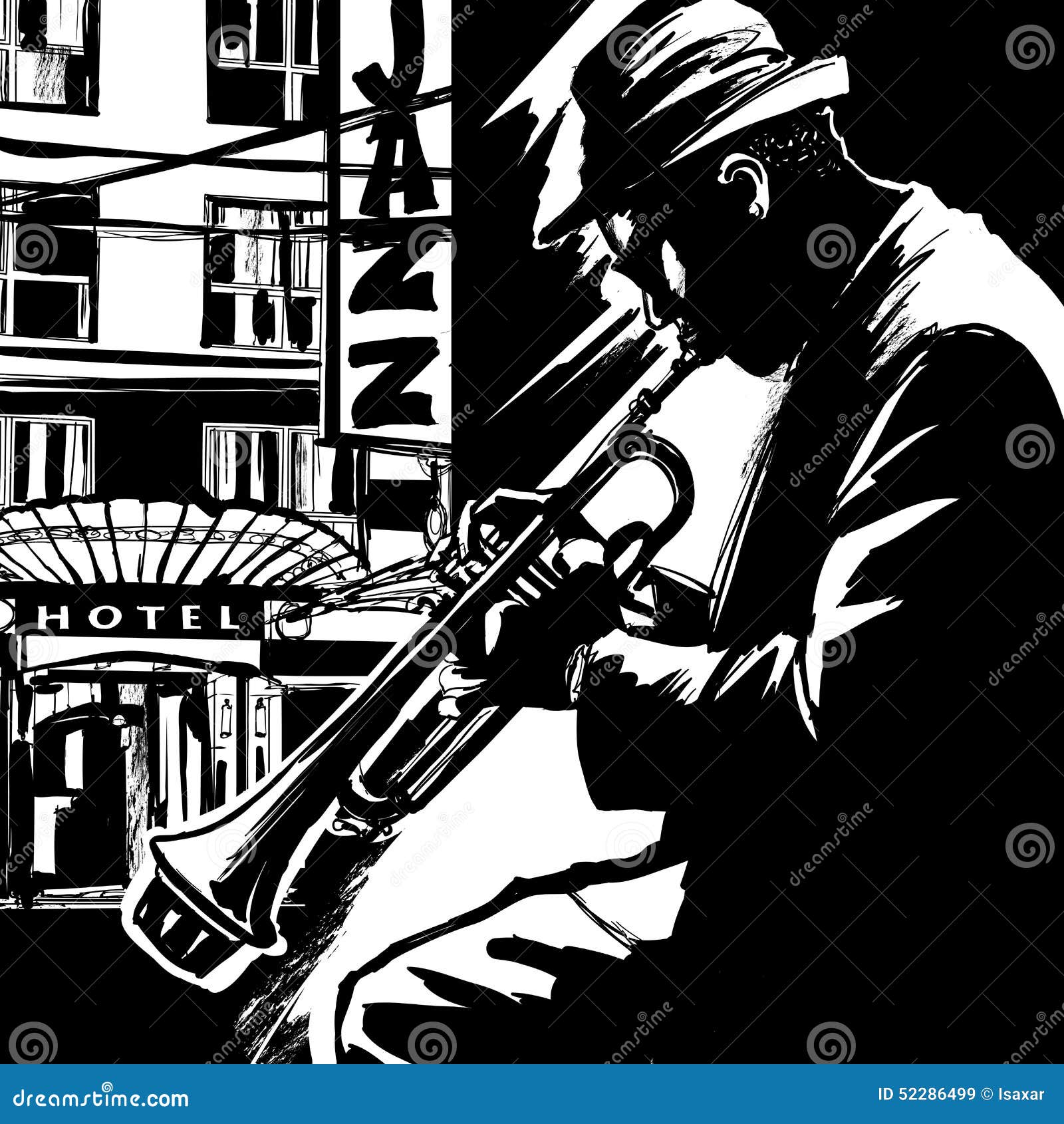 jazz trumpet player