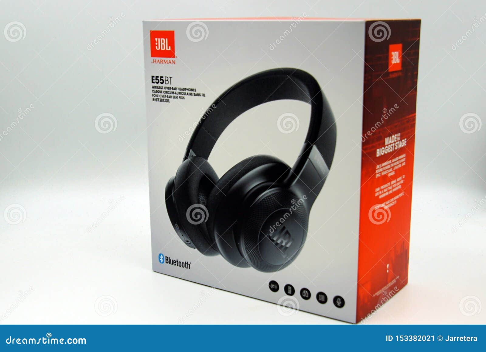 JBL E55 Headphone Retail Box Editorial Photo - Image of editorial, headset:  153382021