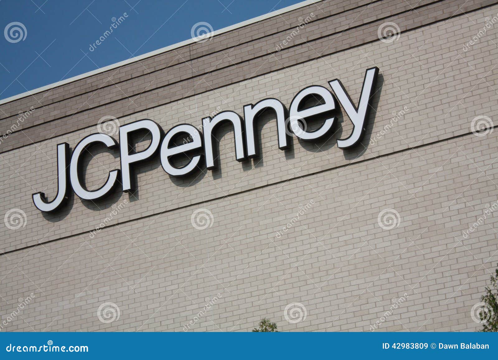 JCPenny Sign editorial stock image. Image of teen, perfumes 42983809