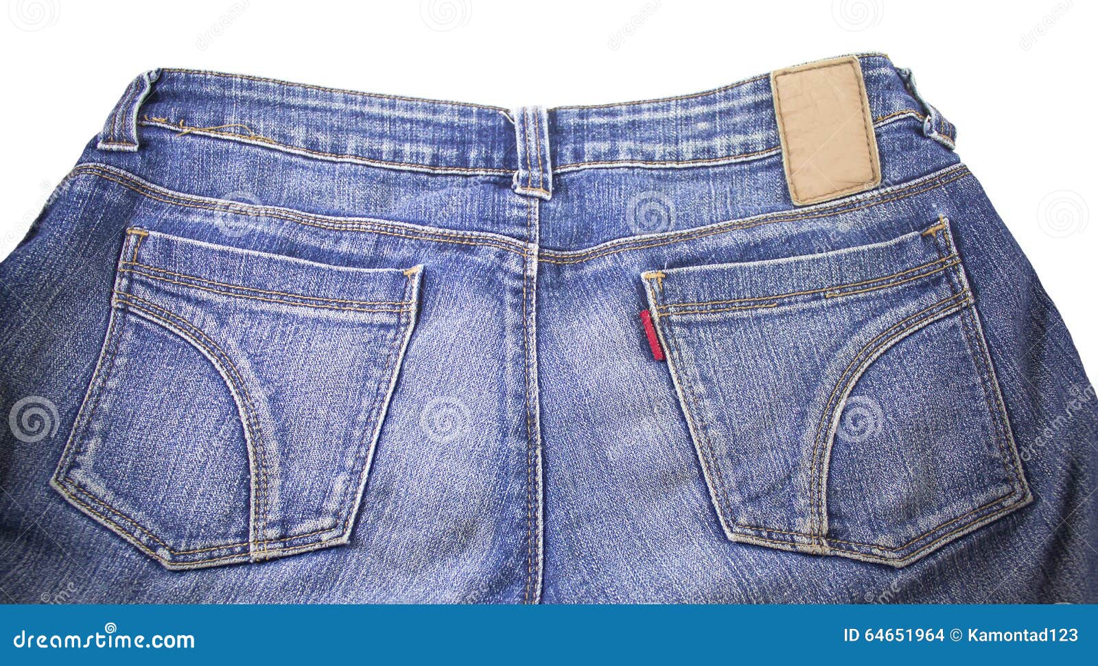 Jean stock photo. Image of casual, blue, label, cloth - 64651964