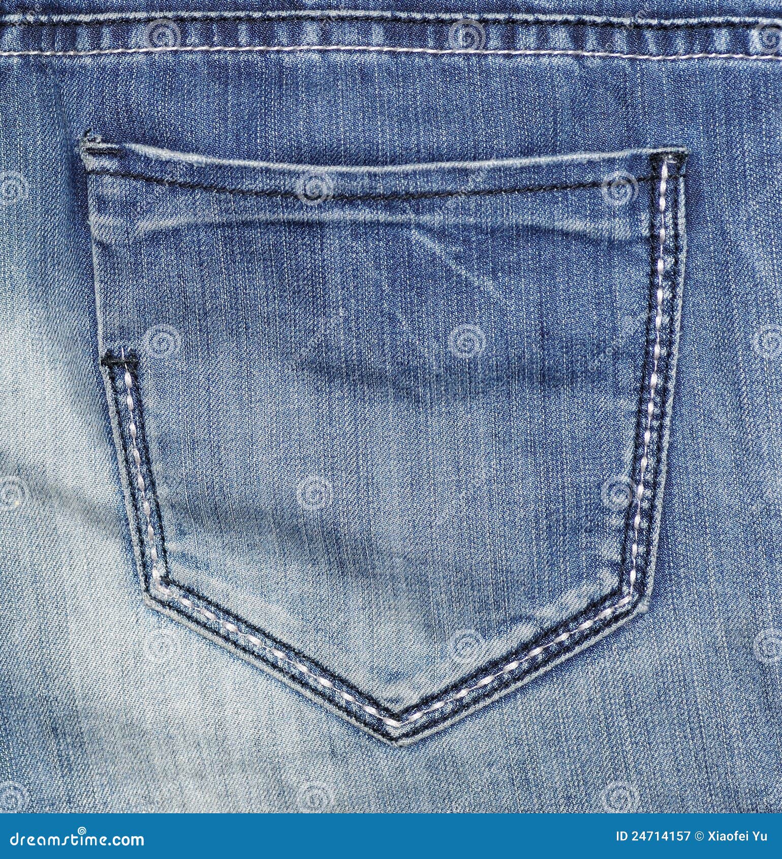 Jean pocket stock image. Image of trousers, retro, stripe - 24714157
