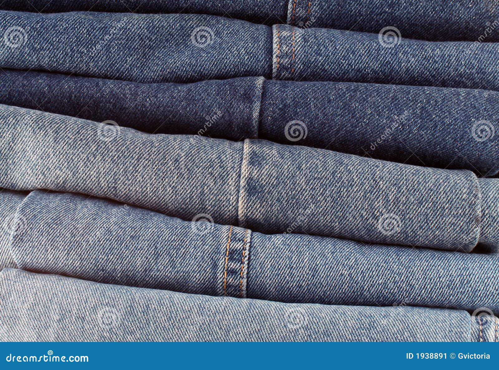 Jeans stock image. Image of folded, jean, shades, fabrics - 1938891