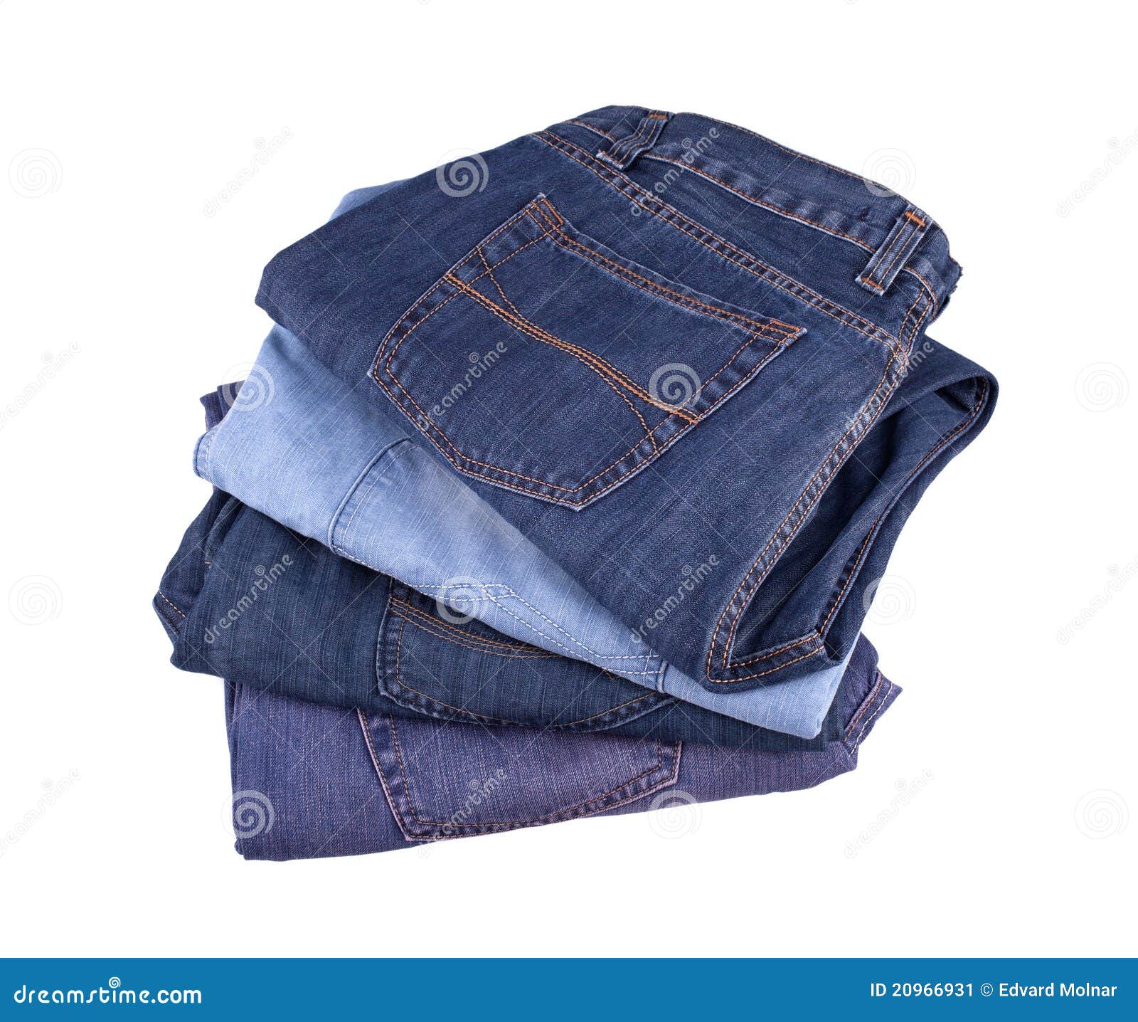 Jeans stock image. Image of garment, back, fashion, collection - 20966931