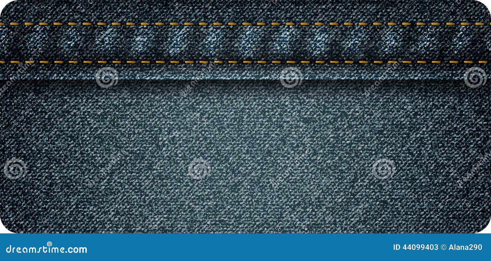 Jeans banner stock vector. Illustration of cotton, background 44099403