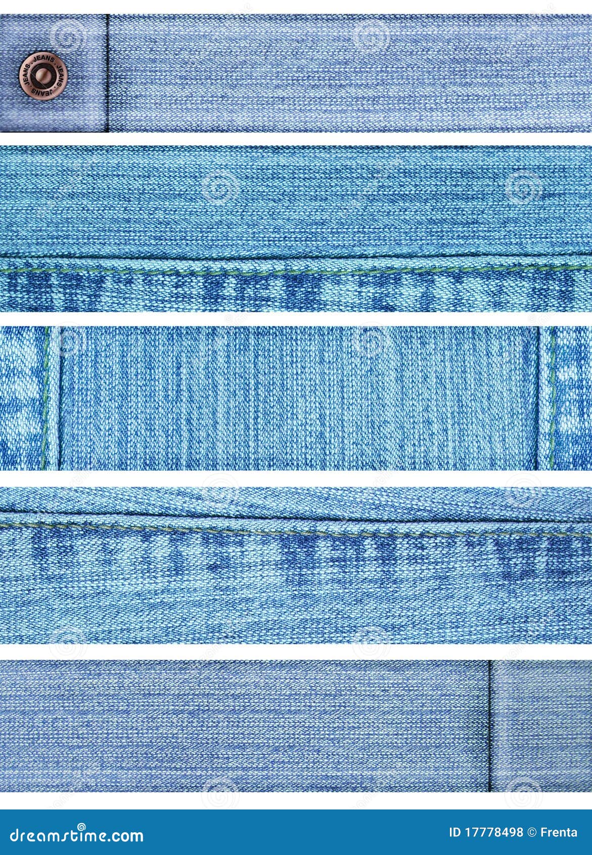 Jeans banners stock illustration. Illustration of stitch 17778498