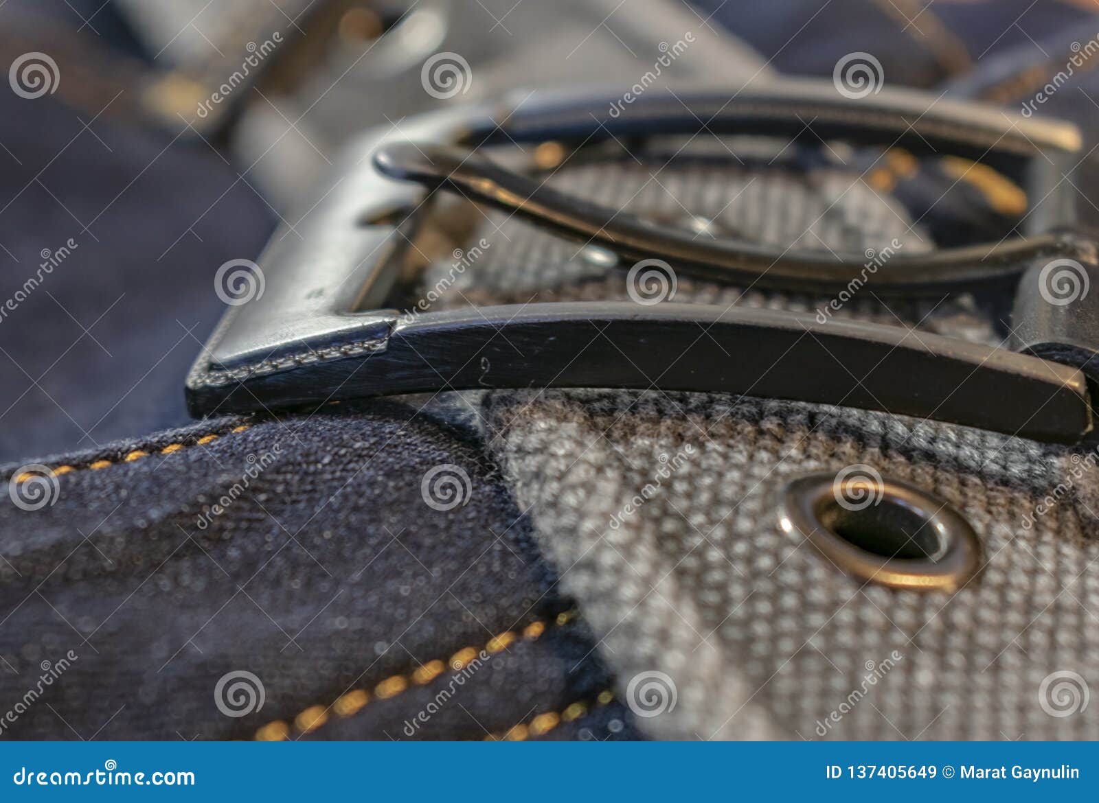 Jeans with belt stock image. Image of denim, blue, style - 137405649