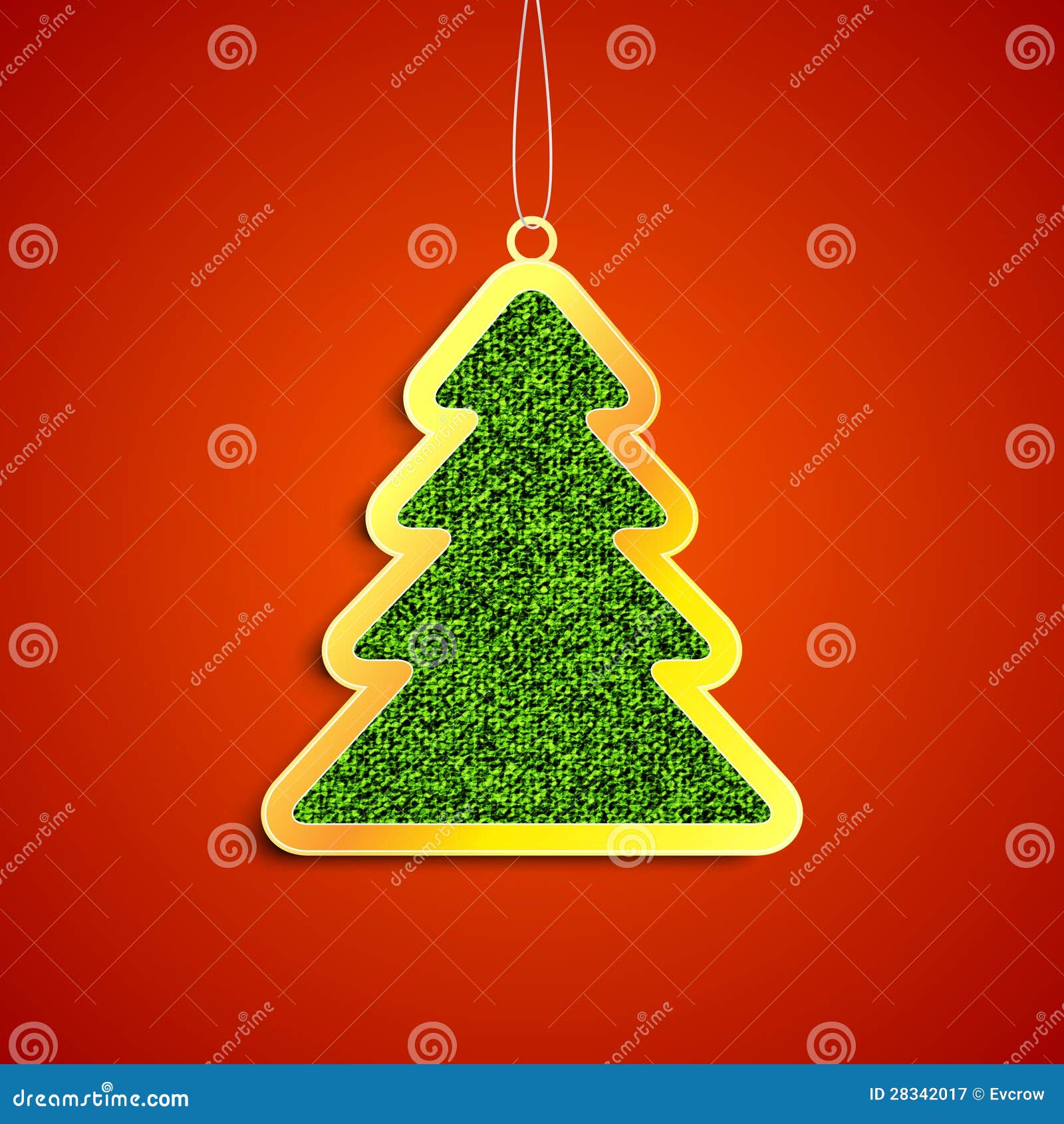 Jeans christmas tree stock vector. Illustration of badge - 28342017