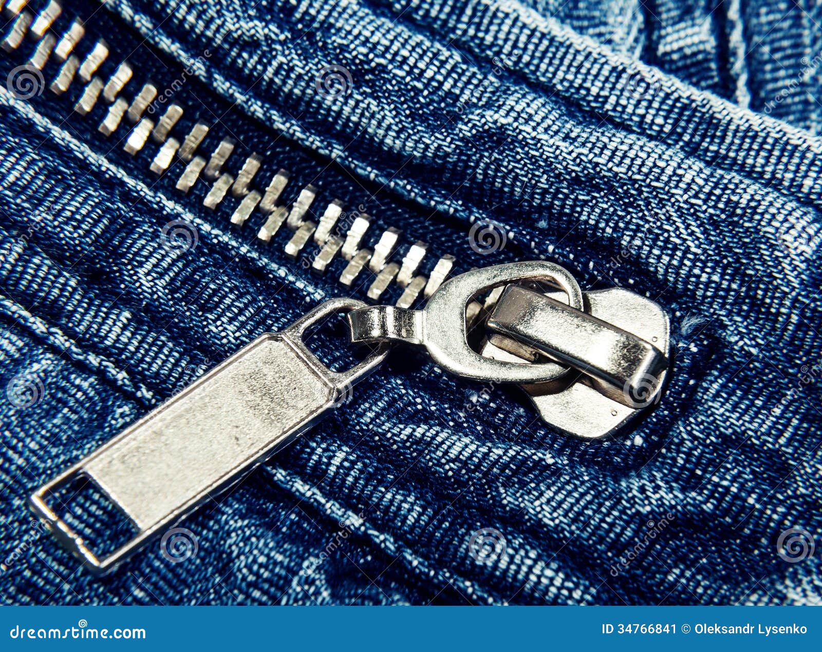 Jeans Cloth Background with Zipper Stock Image - Image of textile ...