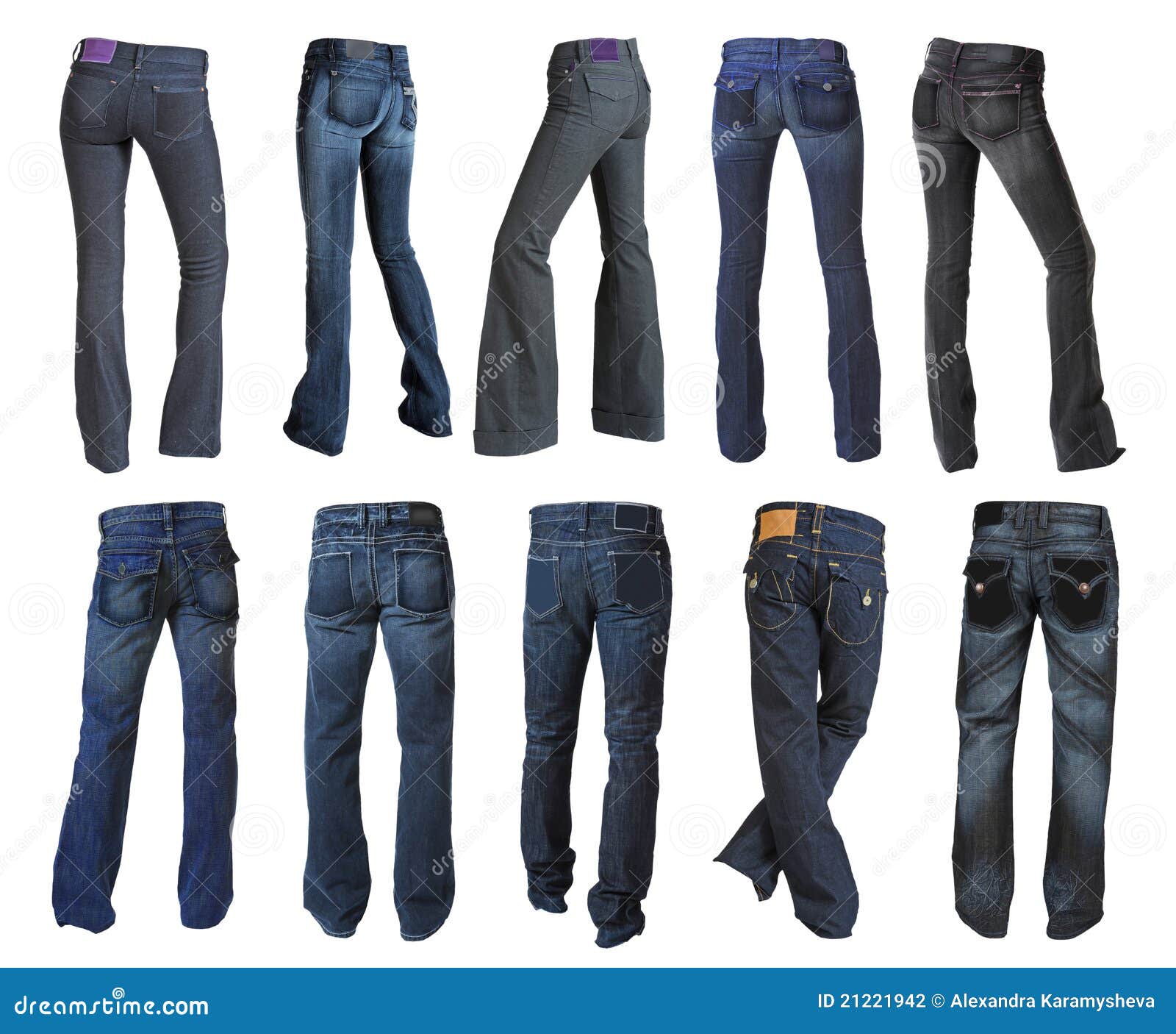 Jeans collection stock photo. Image of cloth, fabric 21221942