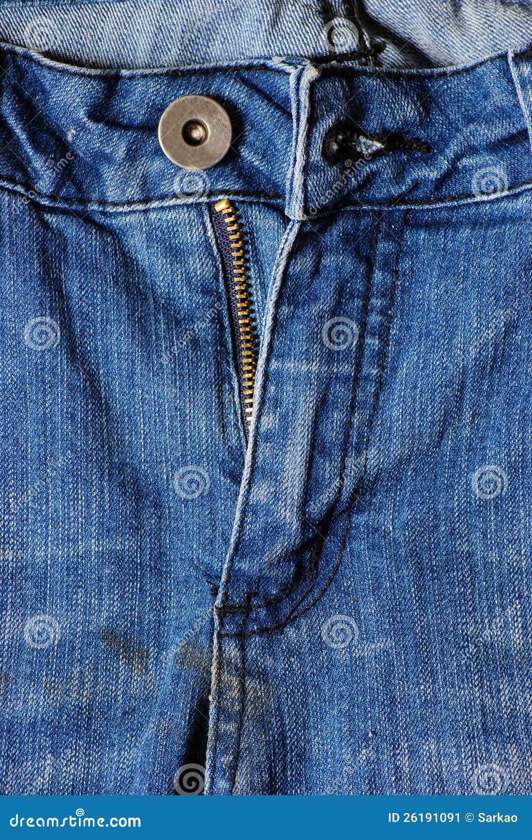 Jeans detail stock image. Image of clothing, cloth, denim - 26191091
