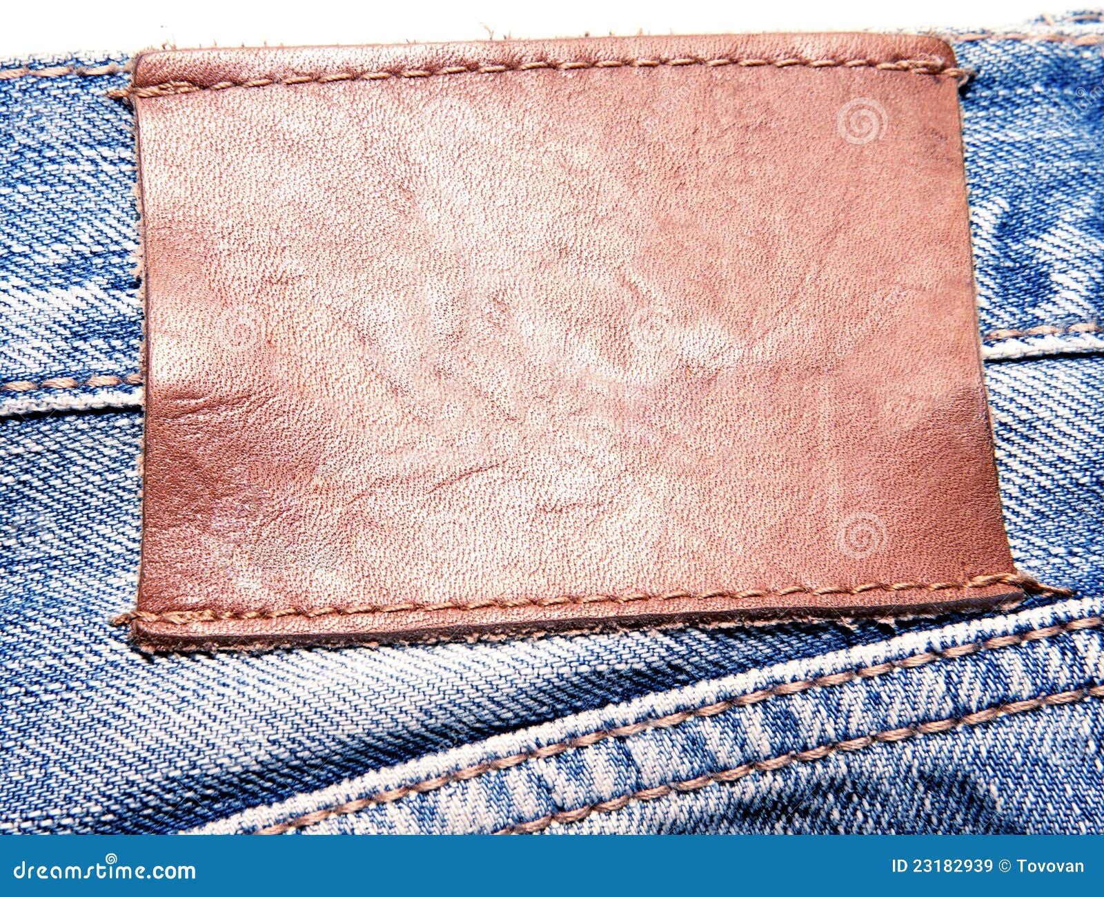 Jeans label stock image. Image of coarse, blank, garment 23182939