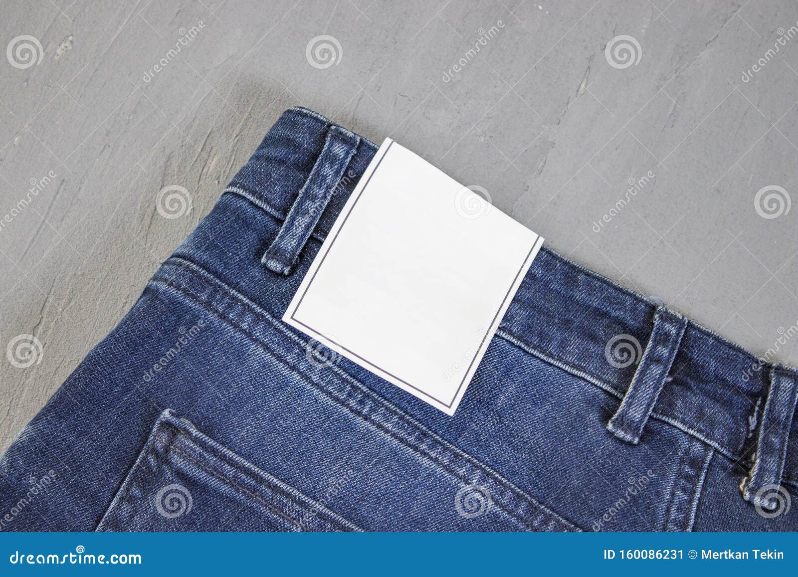 Download Jeans Label Mockup Denim Texture Background Fashion Design Stock Image Image Of Stitch Mockup 160086231