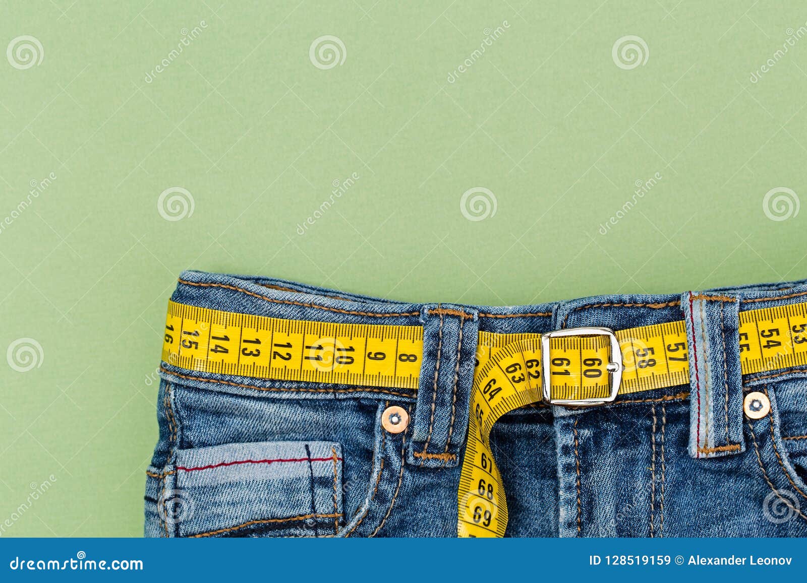 Jeans and stock image. Image of measuring, beauty, body 128519159
