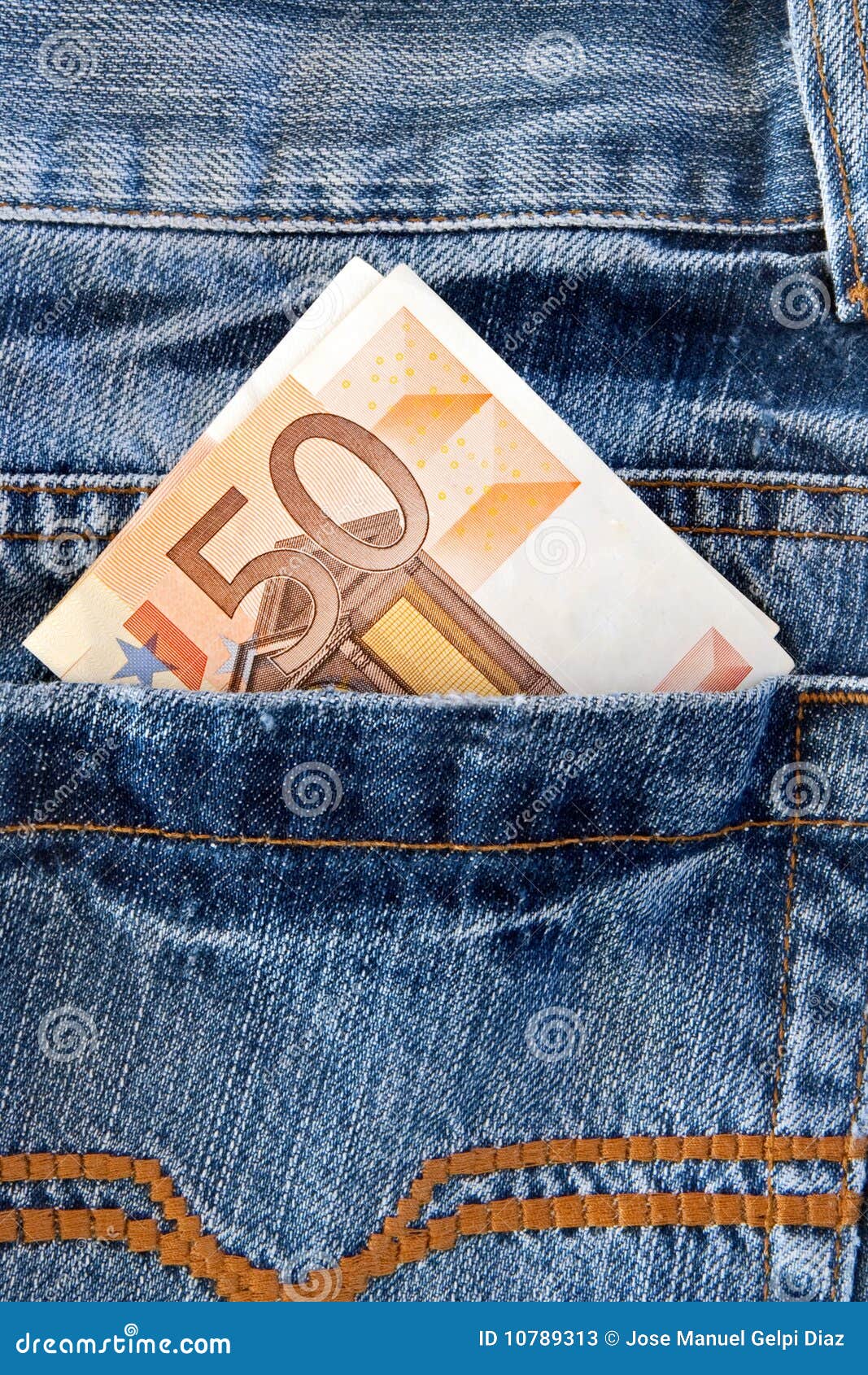Jeans with Money in the Pocket Stock Image Image of cotton, clothes