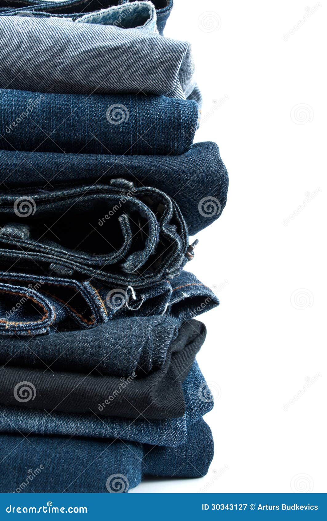 Jeans pile stock image. Image of bluejeans, corner, color - 30343127