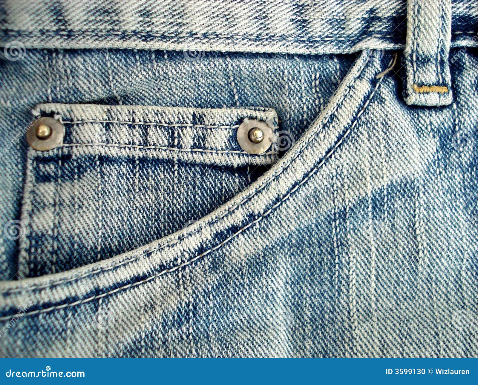 Jeans pocket detail stock photo. Image of clothe, fashion 3599130