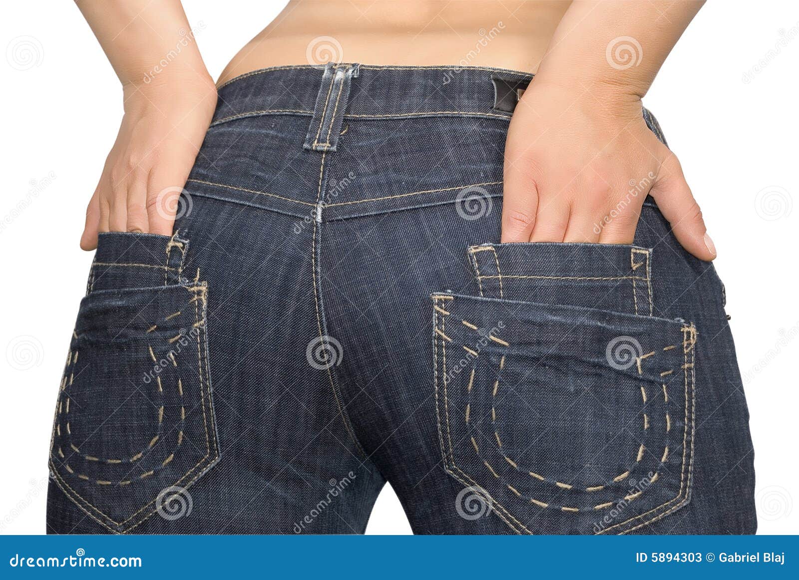 Jeans Pockets Stock Photos - Image: 5894303