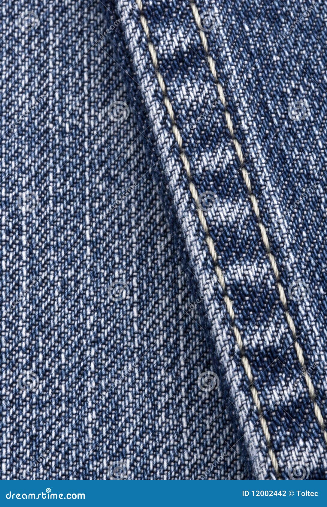 Jeans Seam Stock Photography - Image: 12002442