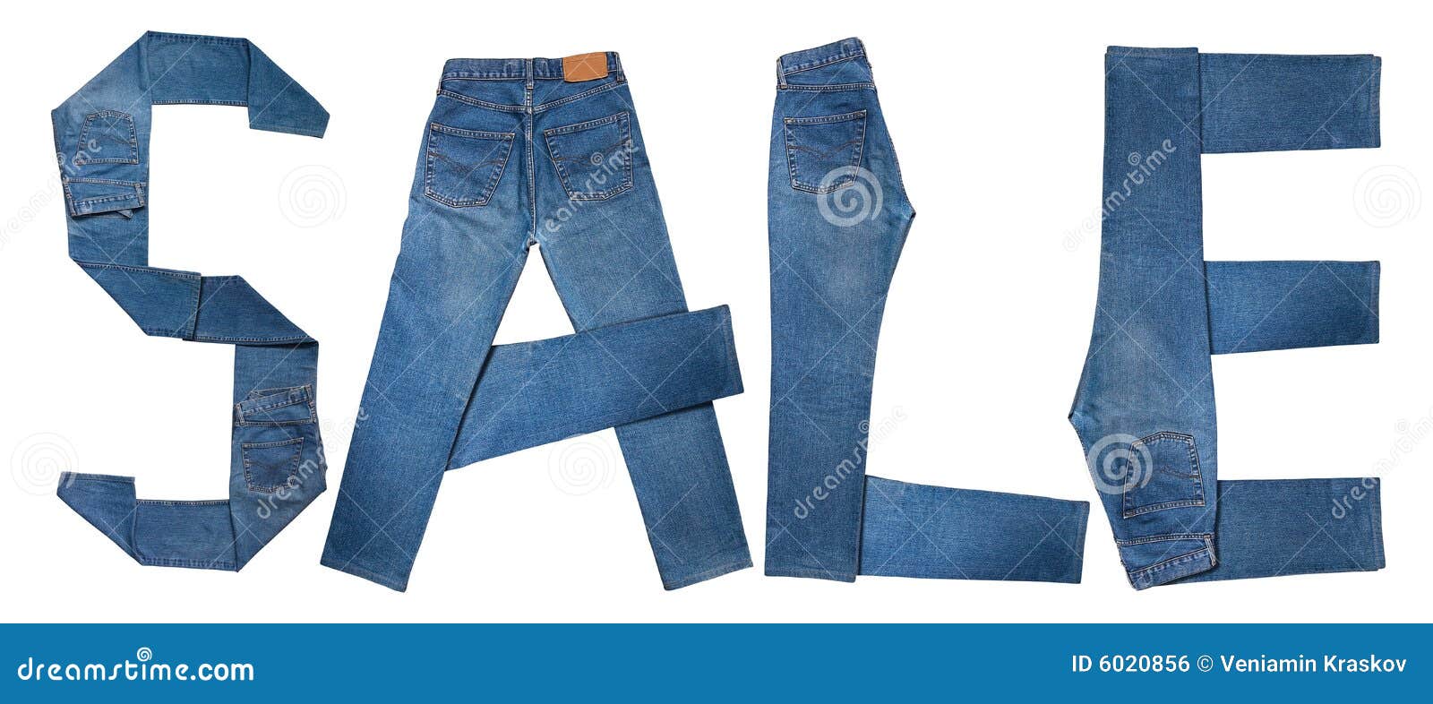 Jeans text sale stock photo. Image of cloth, cotton, linen 6020856