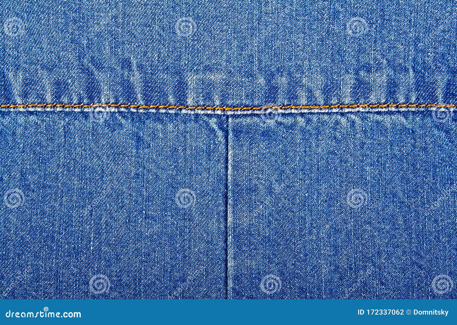 Jeans texture with seam stock photo. Image of clothing - 172337062