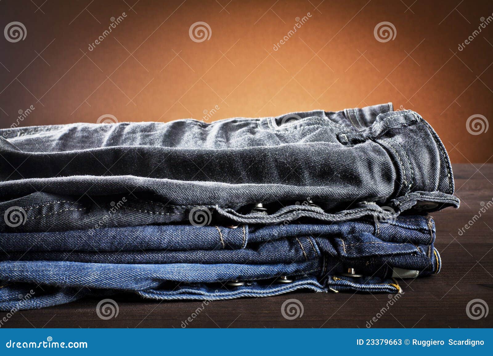 Jeans a variety of colors stock image. Image of design - 23379663