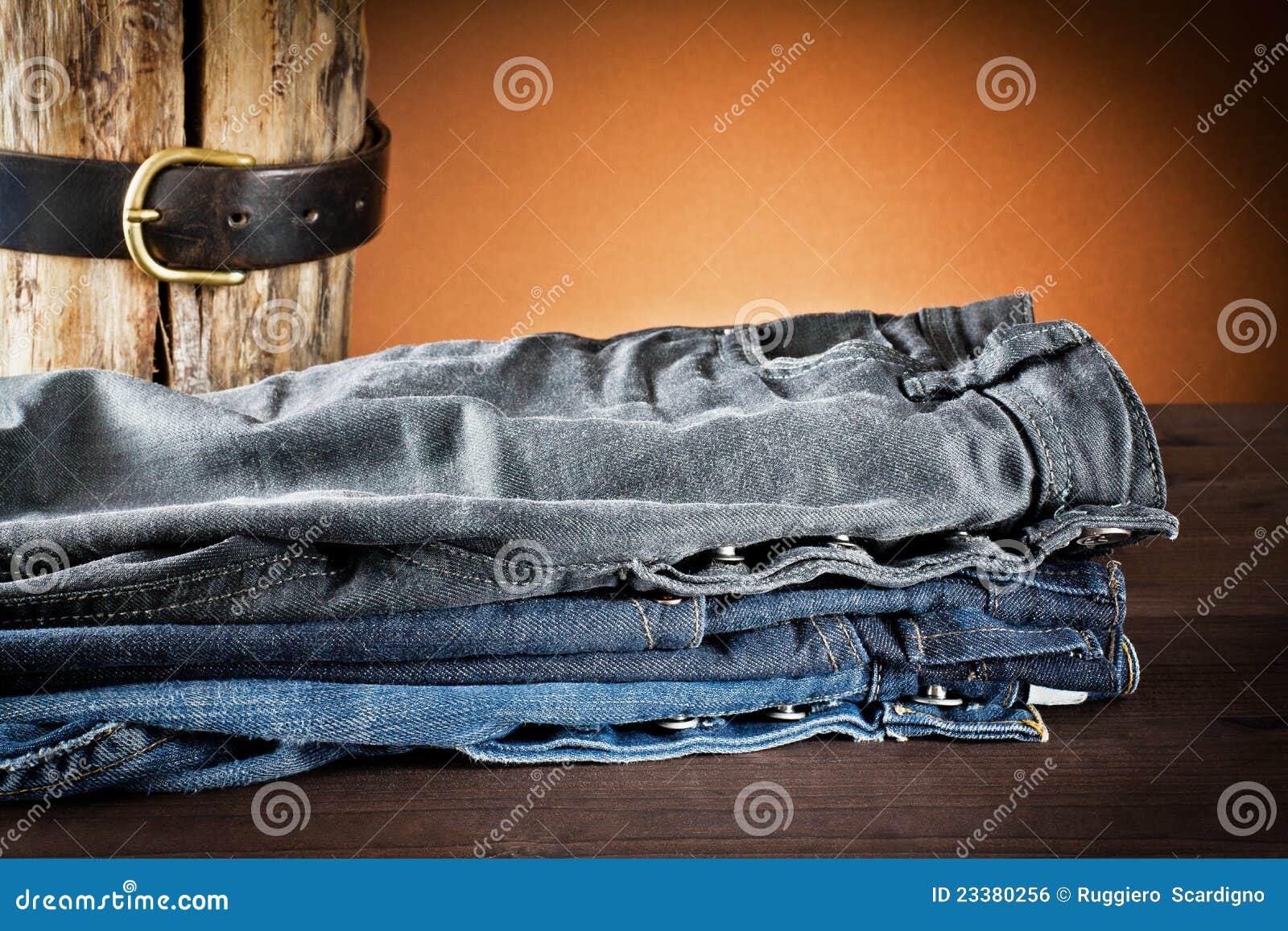 Jeans a variety of colors stock photo. Image of design - 23380256
