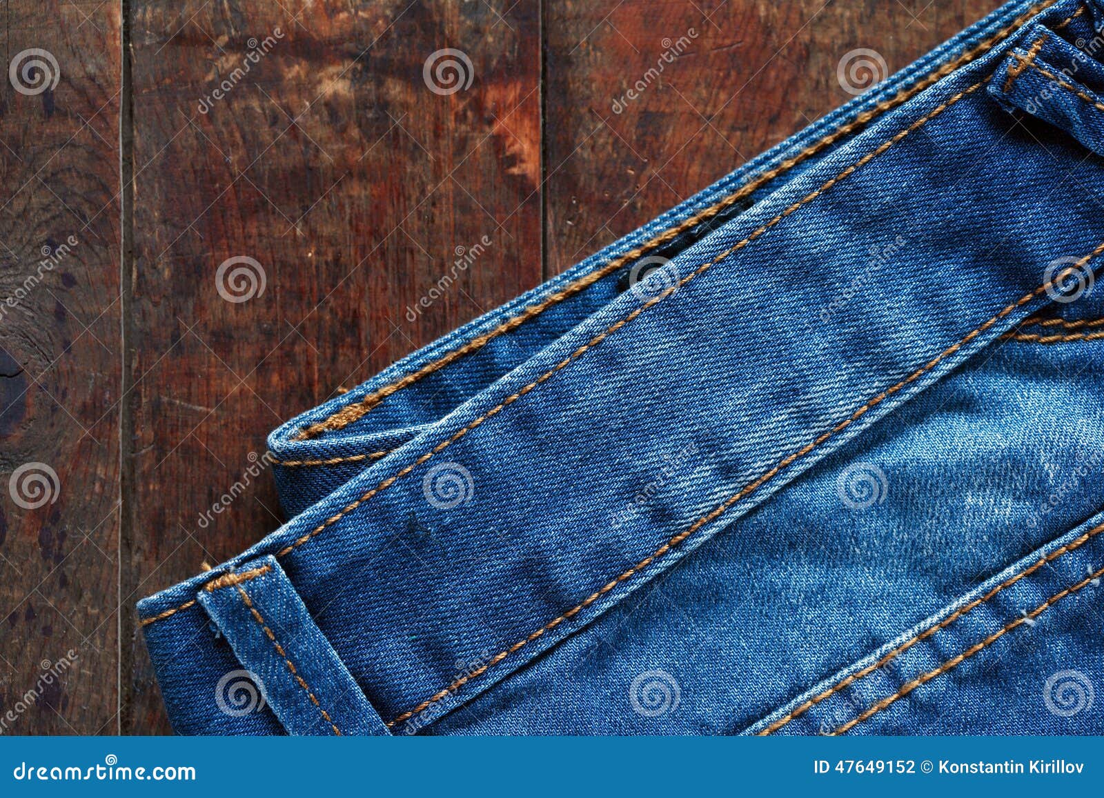 Jeans on Wood stock photo. Image of cowboy, thread, blue - 47649152