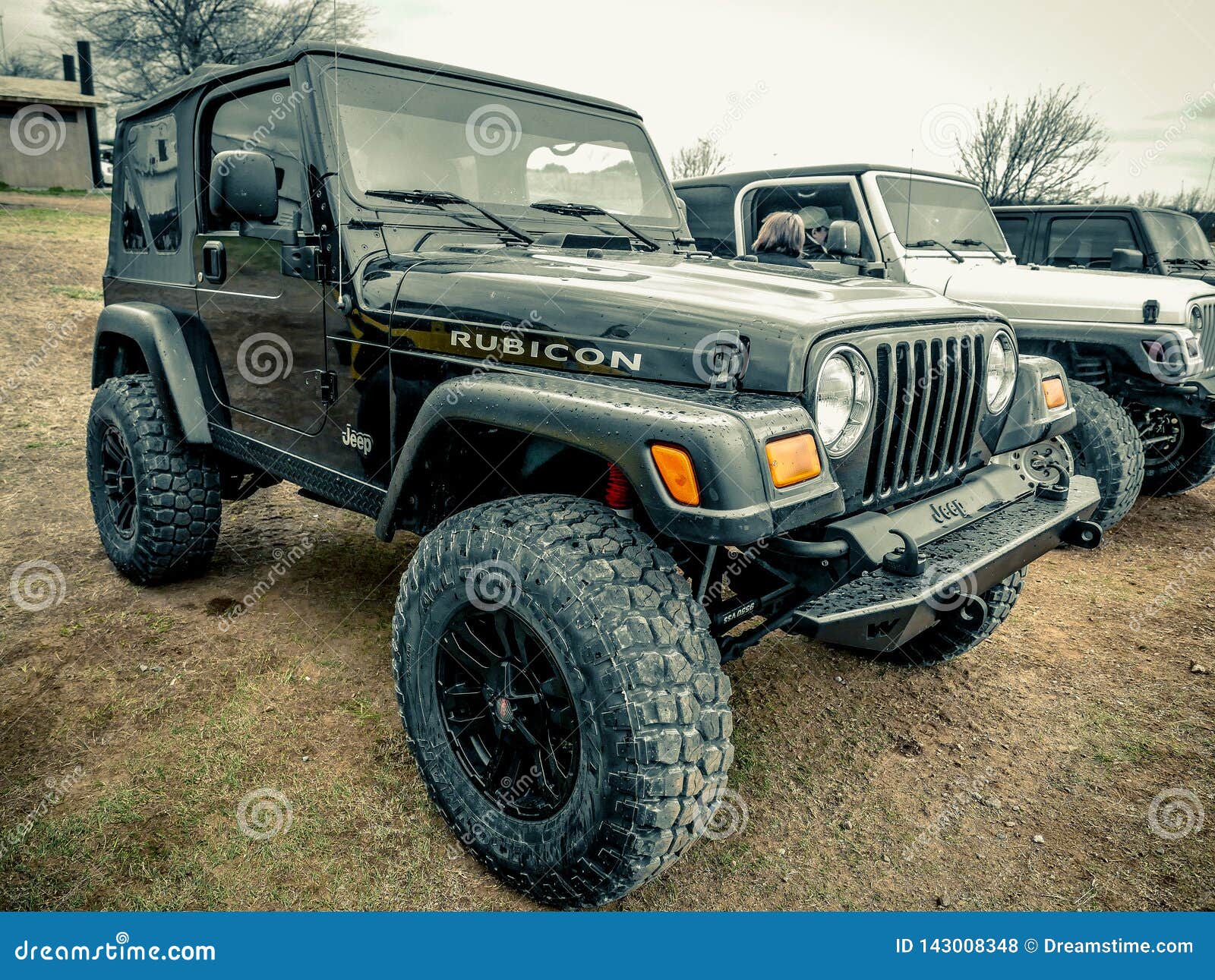 Black Jeep Wrangler Rubicon Editorial Stock Photo - Image of gladiator,  jeepster: 143008348