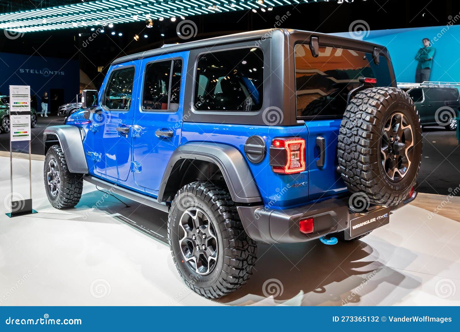 2023 Jeep Wrangler 4xE Rubicon Plug-in Hybrid SUV Car at the Brussels  Autosalon European Motor Show. Brussels, Belgium - January Editorial  Photography - Image of automotive, plugin: 273365132