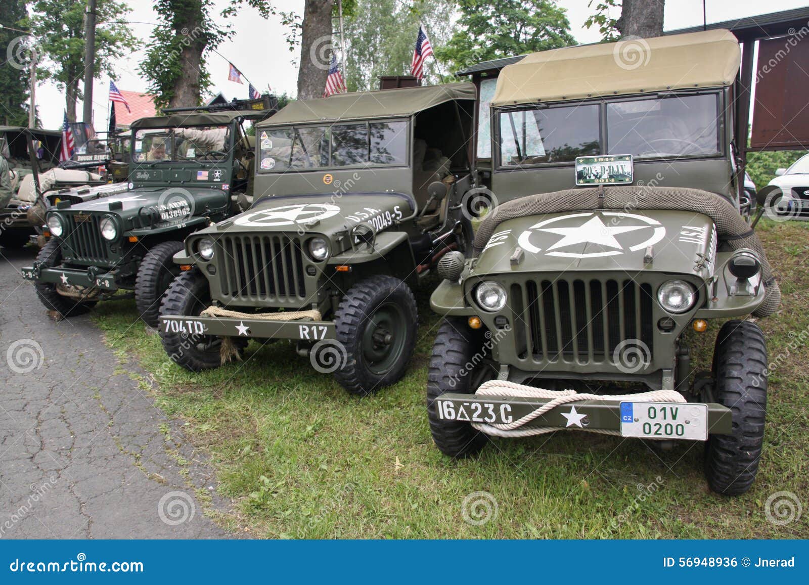 Jeeps Del Ejército De Los EE. UU. De La Segunda Guerra Mundial Foto  editorial - Imagen de general, fuerzas: 56948936