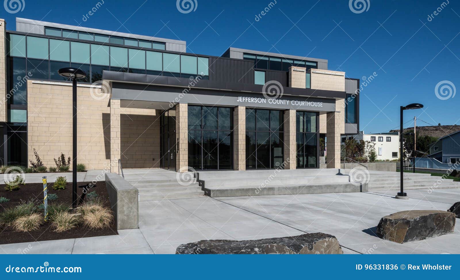 Jefferson County Courthouse in Madras Oregon Editorial Photo Image of