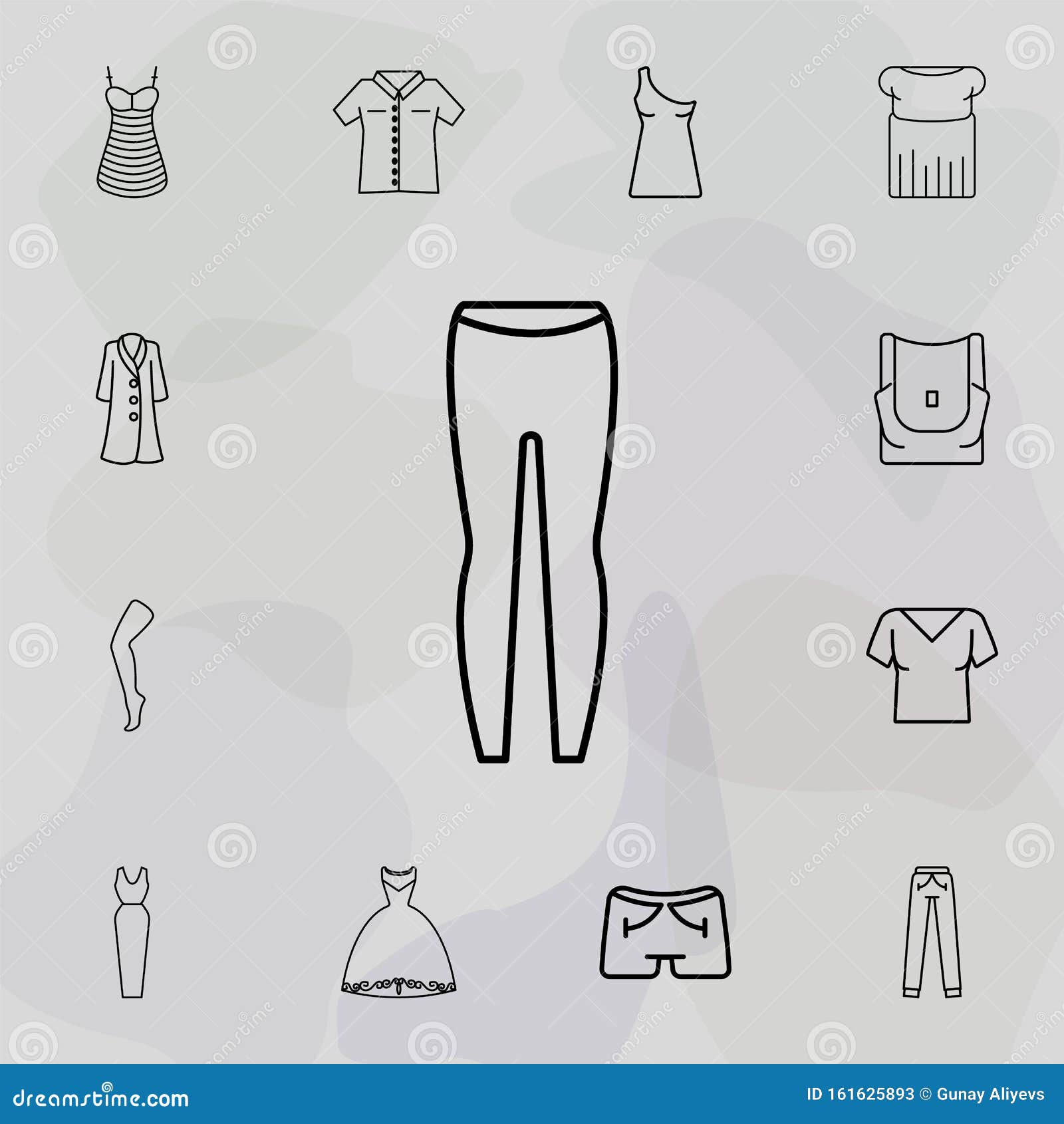 jegging, legging clothes woman icon. universal set of clothes for website  and development, app development