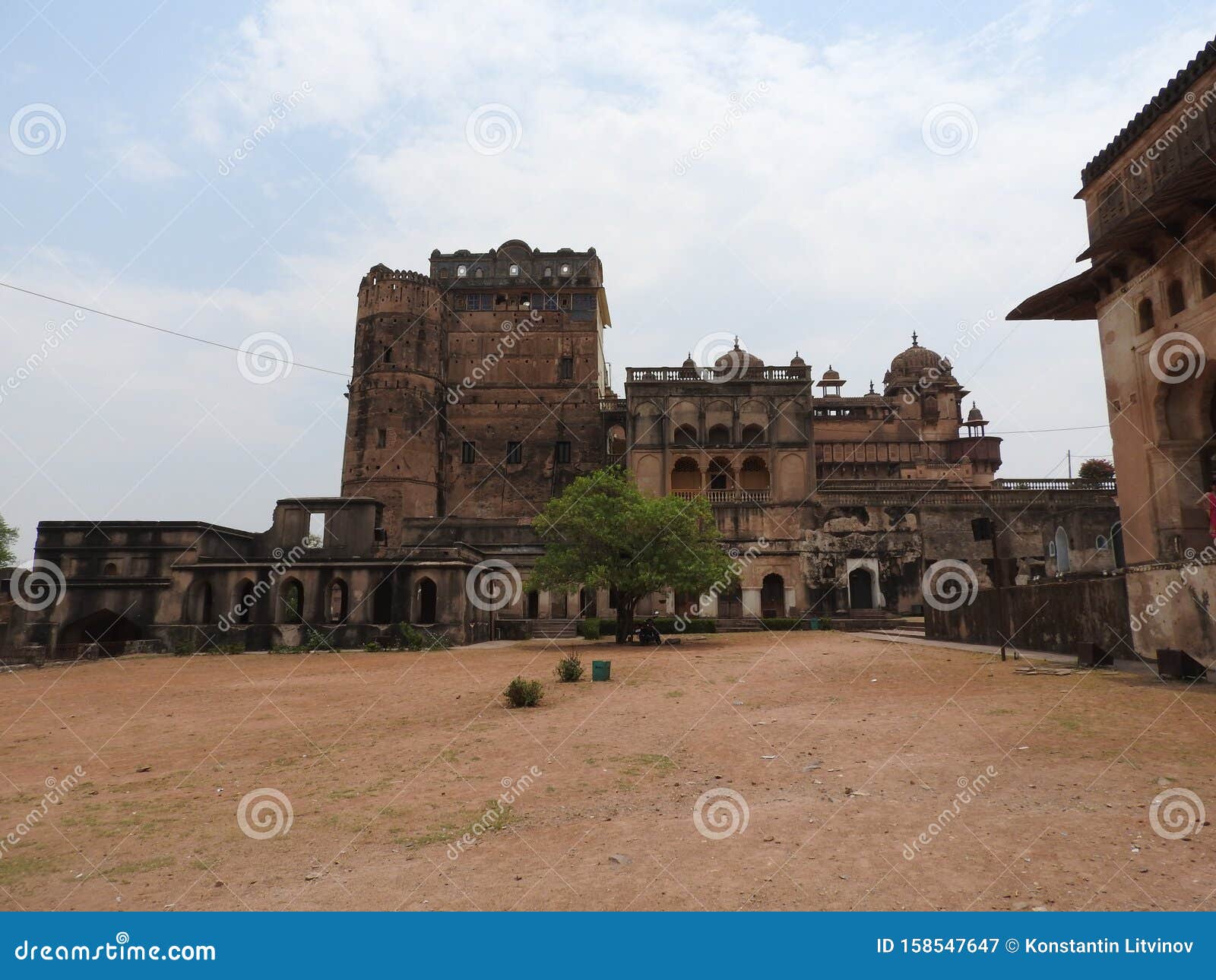 the jehangir mahal, orchha fort, religia hinduism, ancient architecture, orchha, madhya pradesh, india