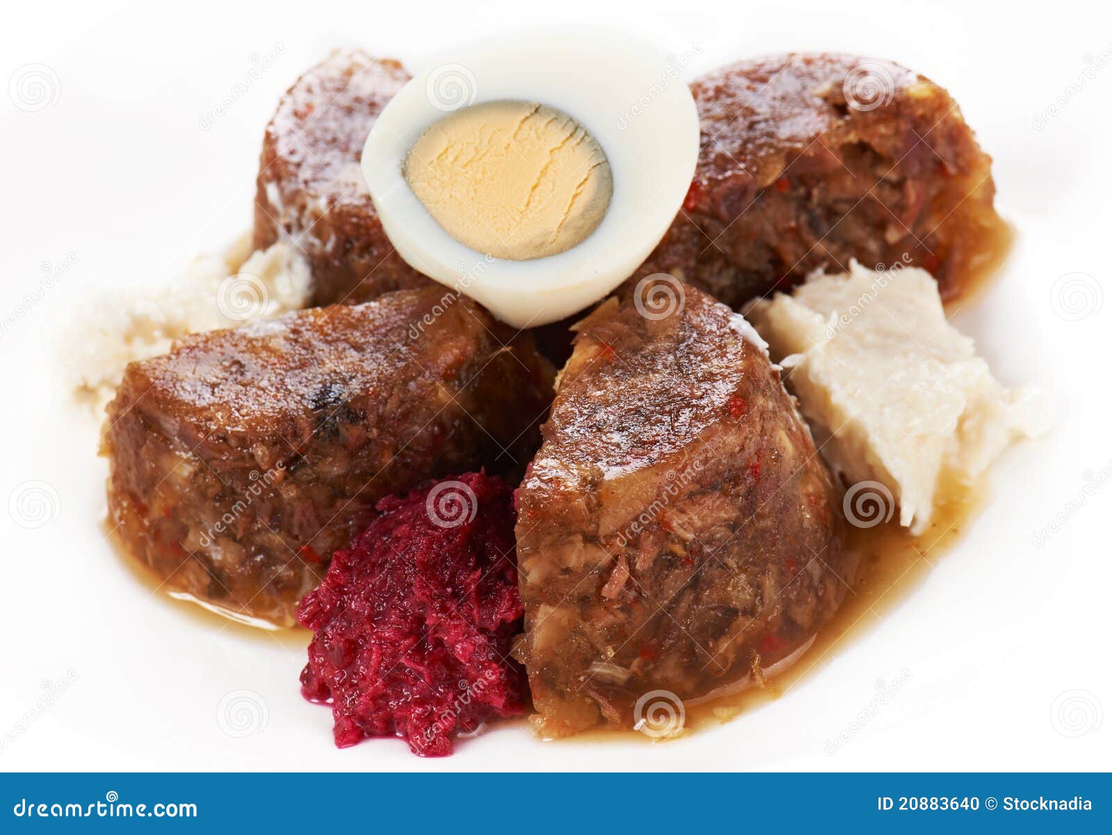 Jellied meat stock photo. Image of horseradish, minced 20883640