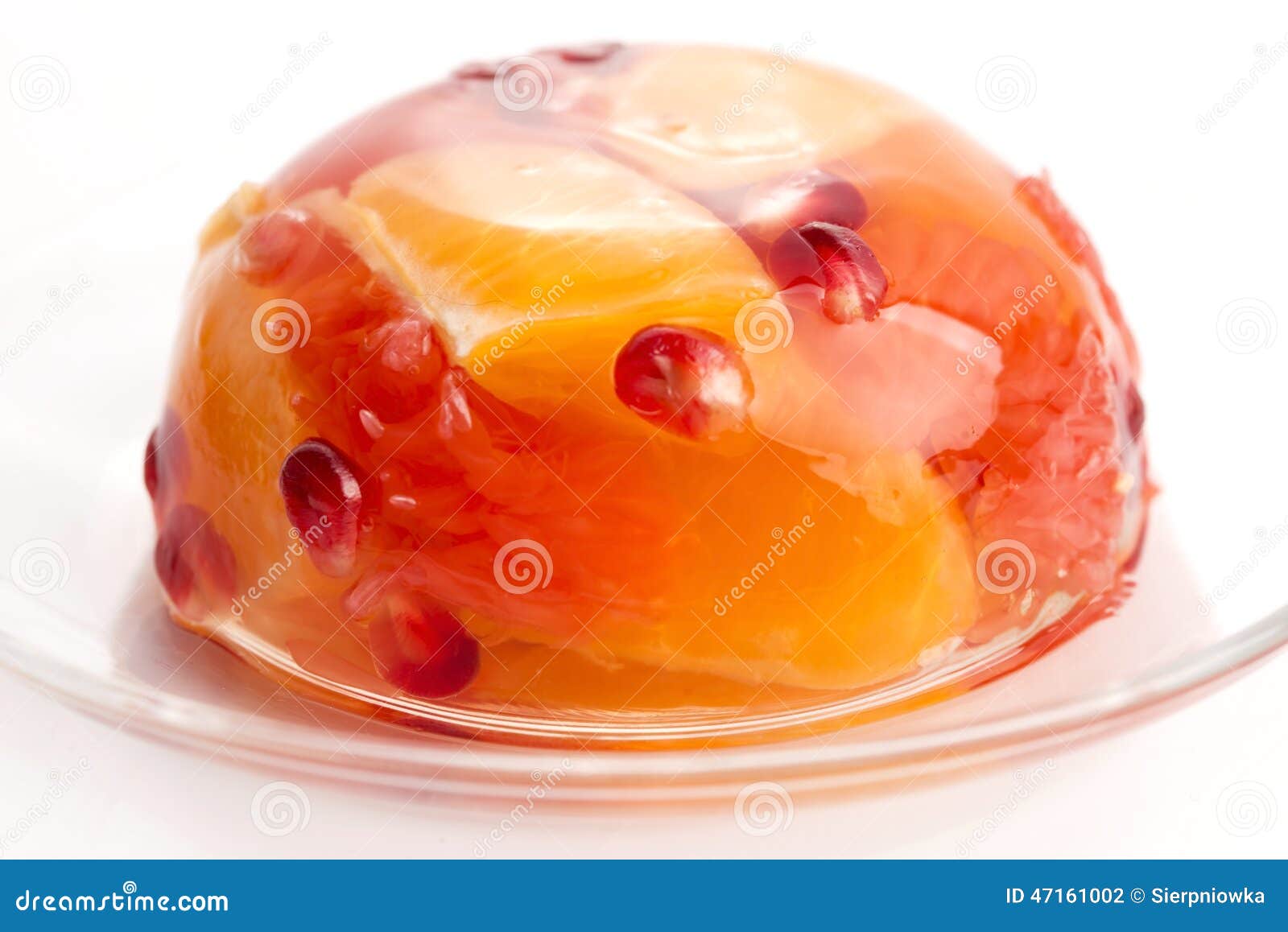 Jelly with citrus fruits stock photo. Image of party 47161002