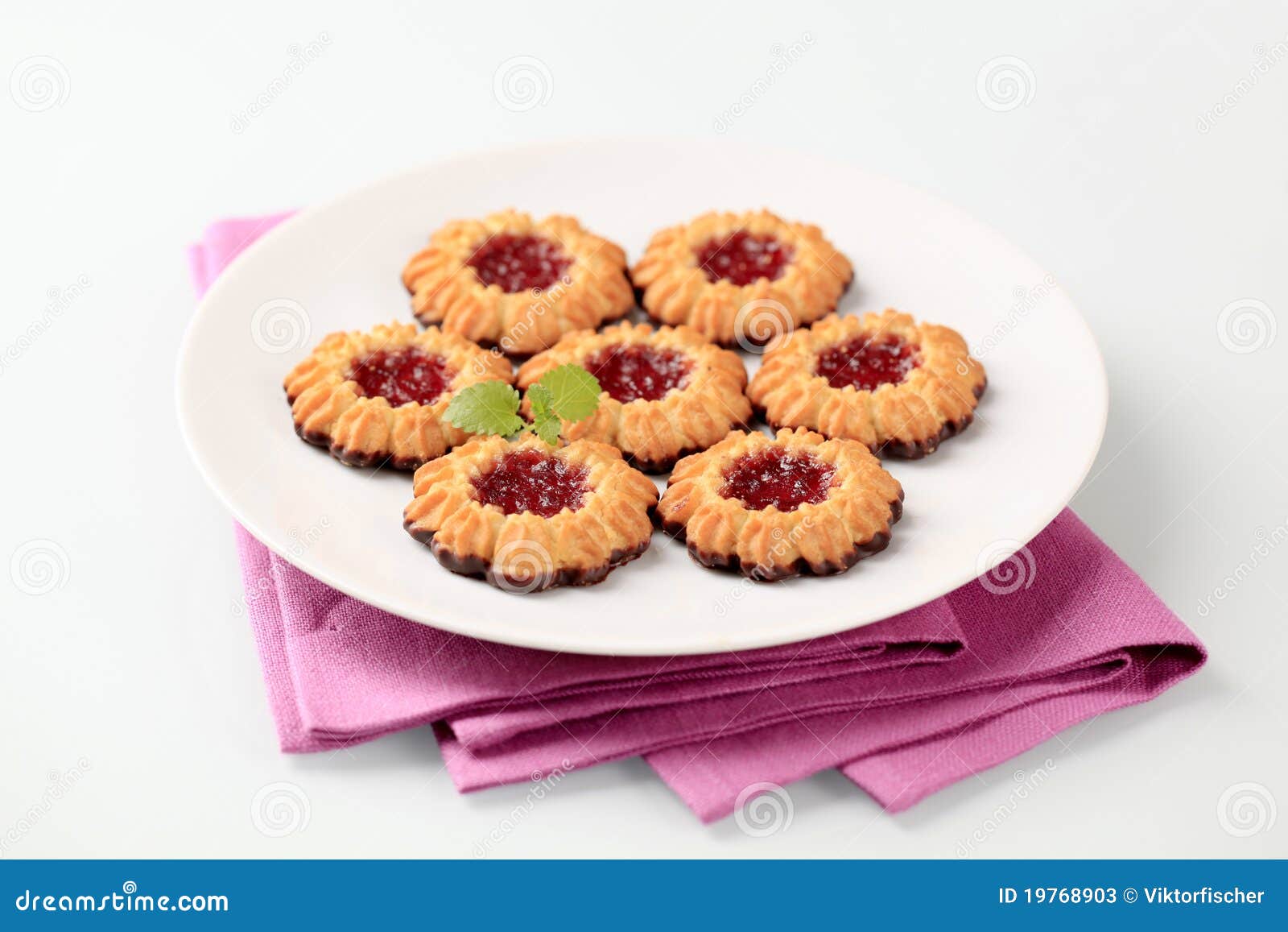 Jelly cookies stock image. Image of jelly, chocolate 19768903