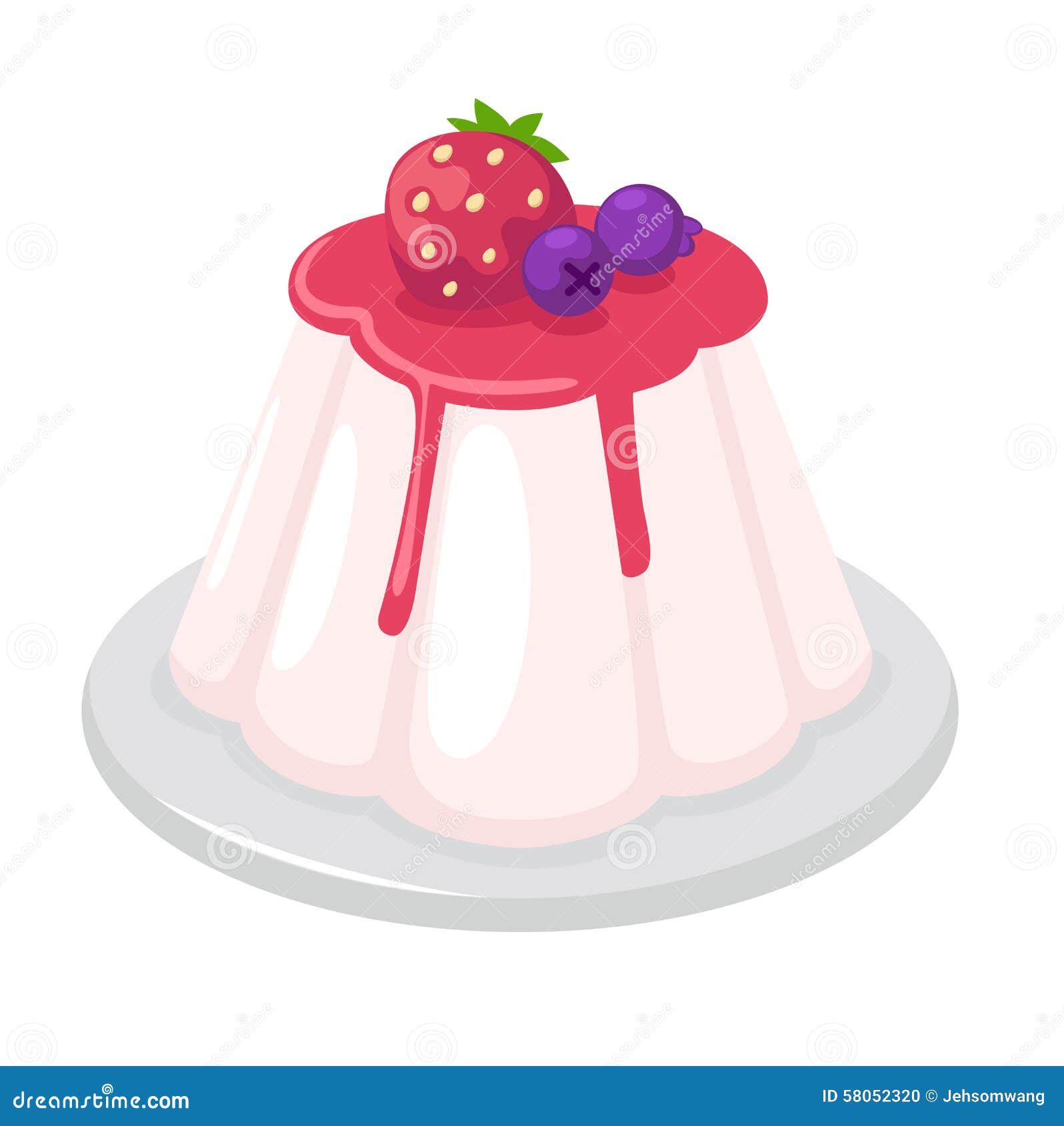 Pudding RoyaltyFree Cartoon 83558738