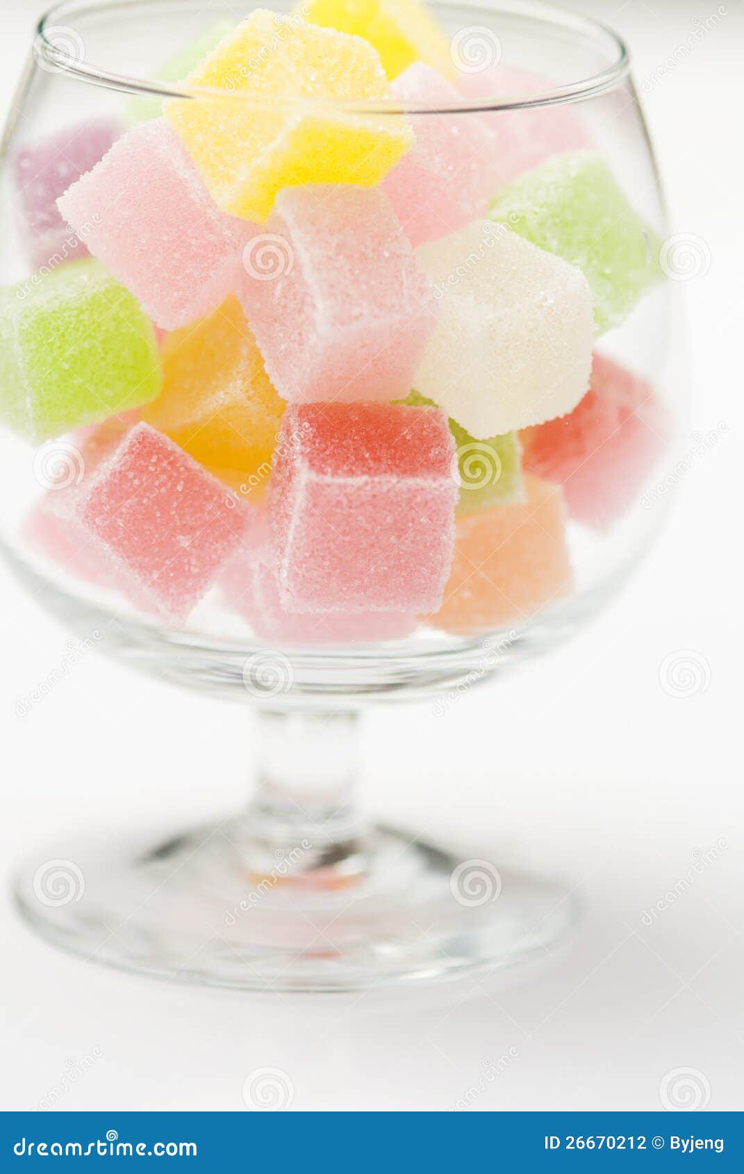 Jelly in wine glass stock photo. Image of clean, reflection 26670212