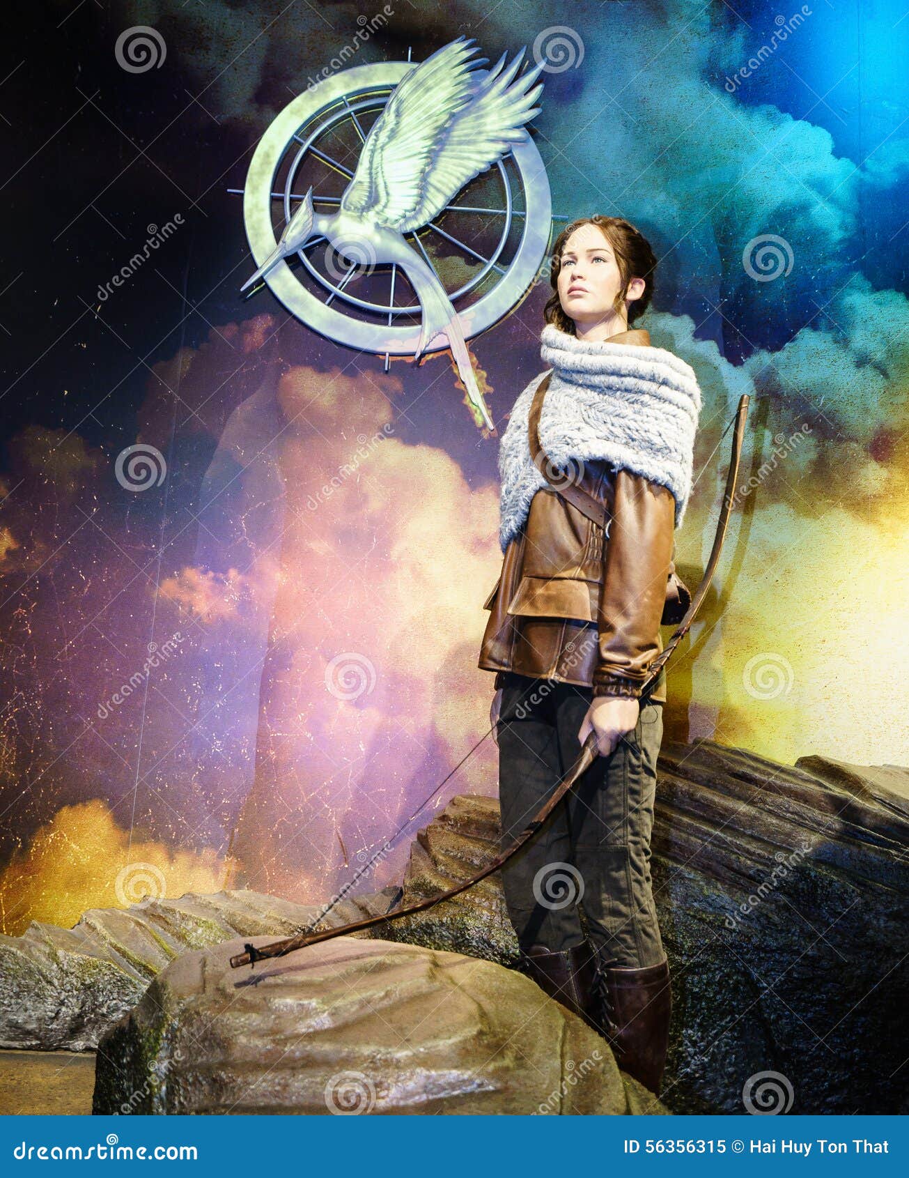 Jennifer Lawrence Die Hunger Spiele Redaktionelles Bild Bild Von Feuer Spiele 56356315