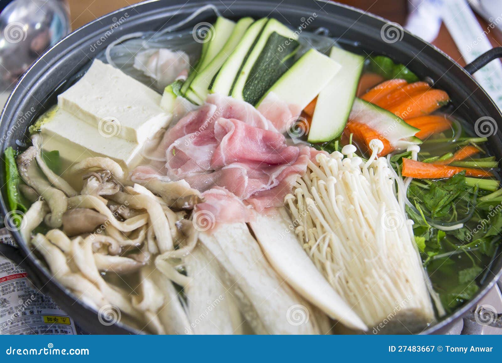 Jeongol Mixed Mushroom Hot Pot Stock Image Image of vegetable, korean