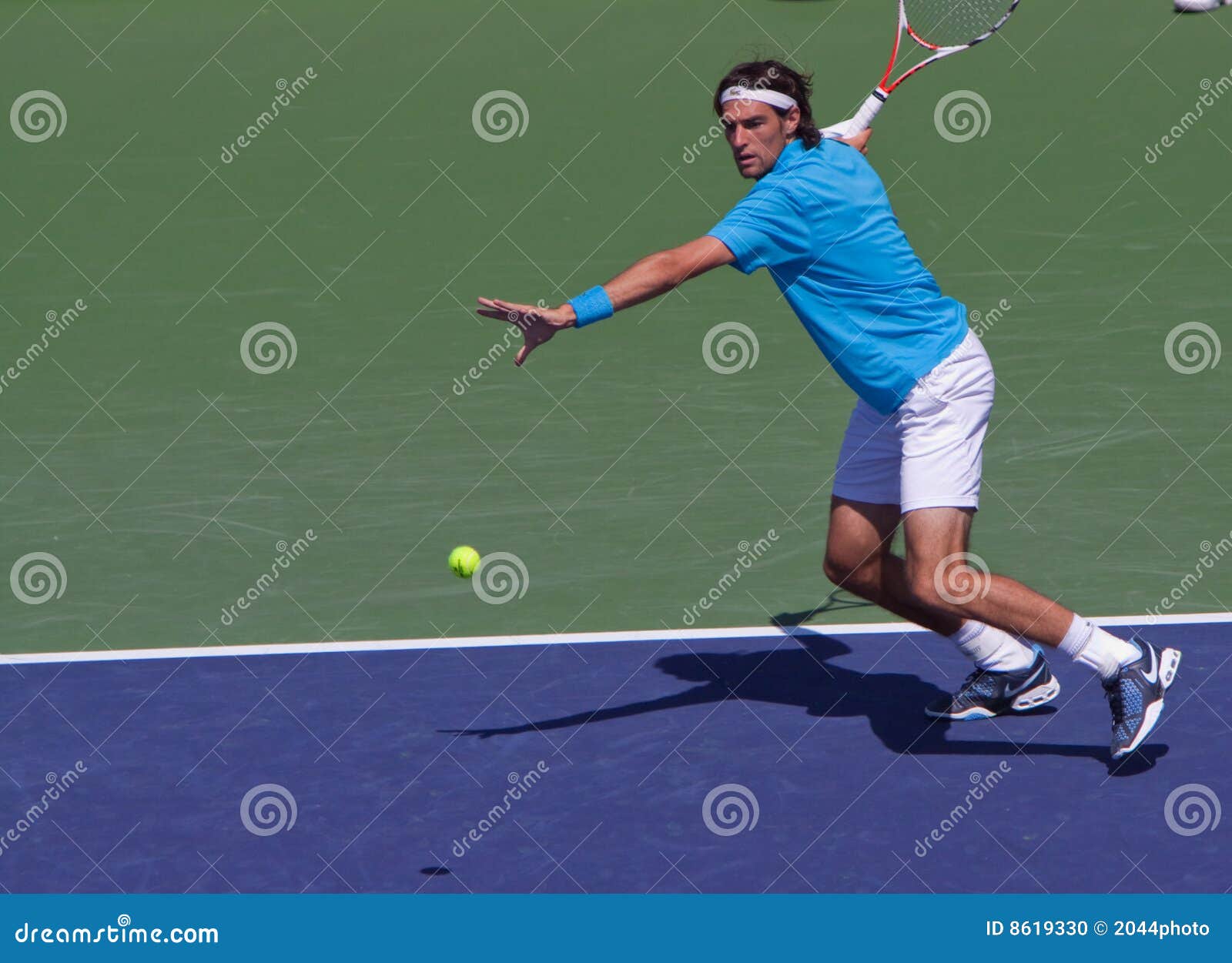 Jeremy CHARDY Bij 2009 BNP Open Paribas Redactionele Afbeelding - Image ...