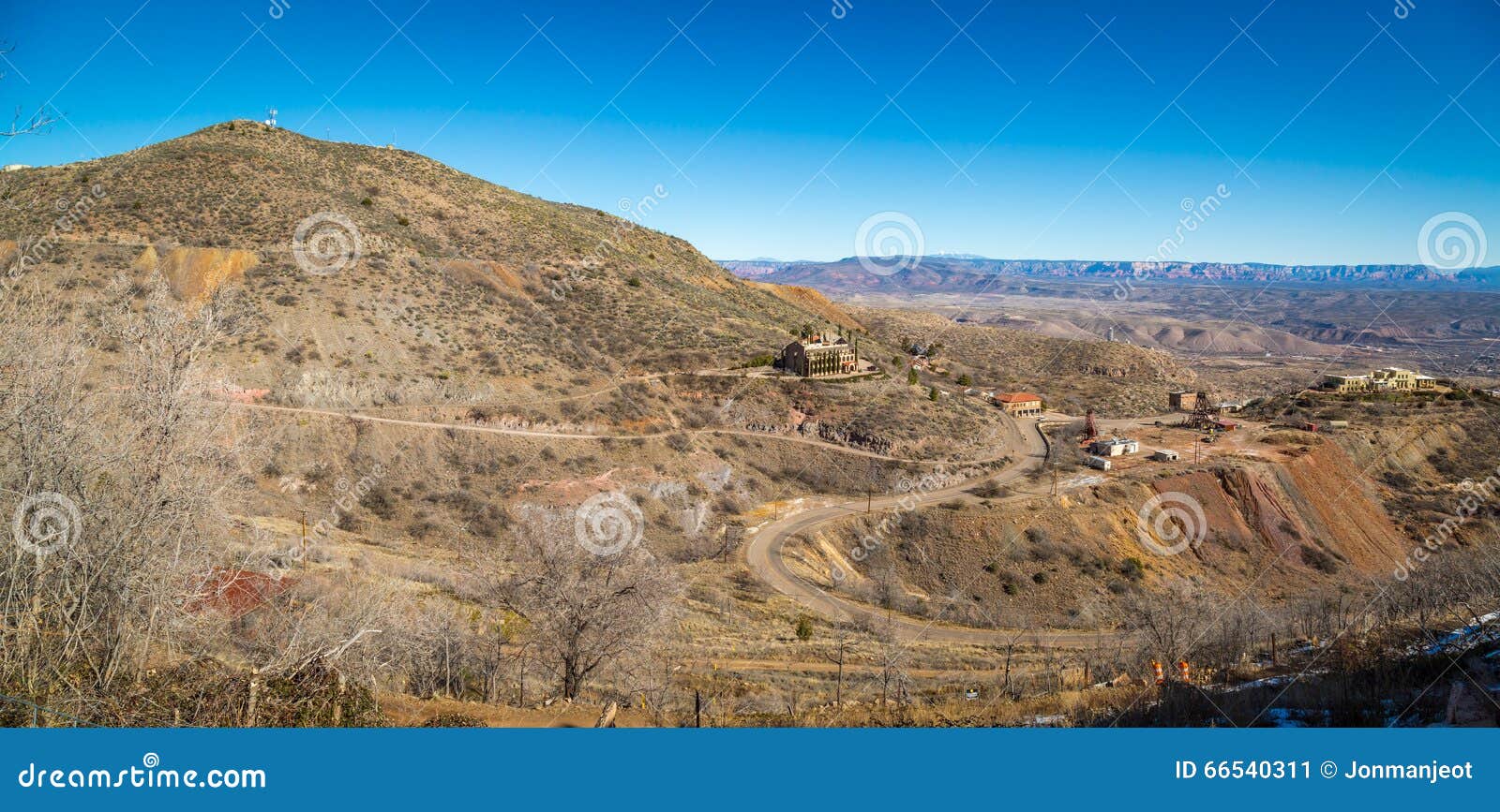 Scenic View of Jerome Ghost Town